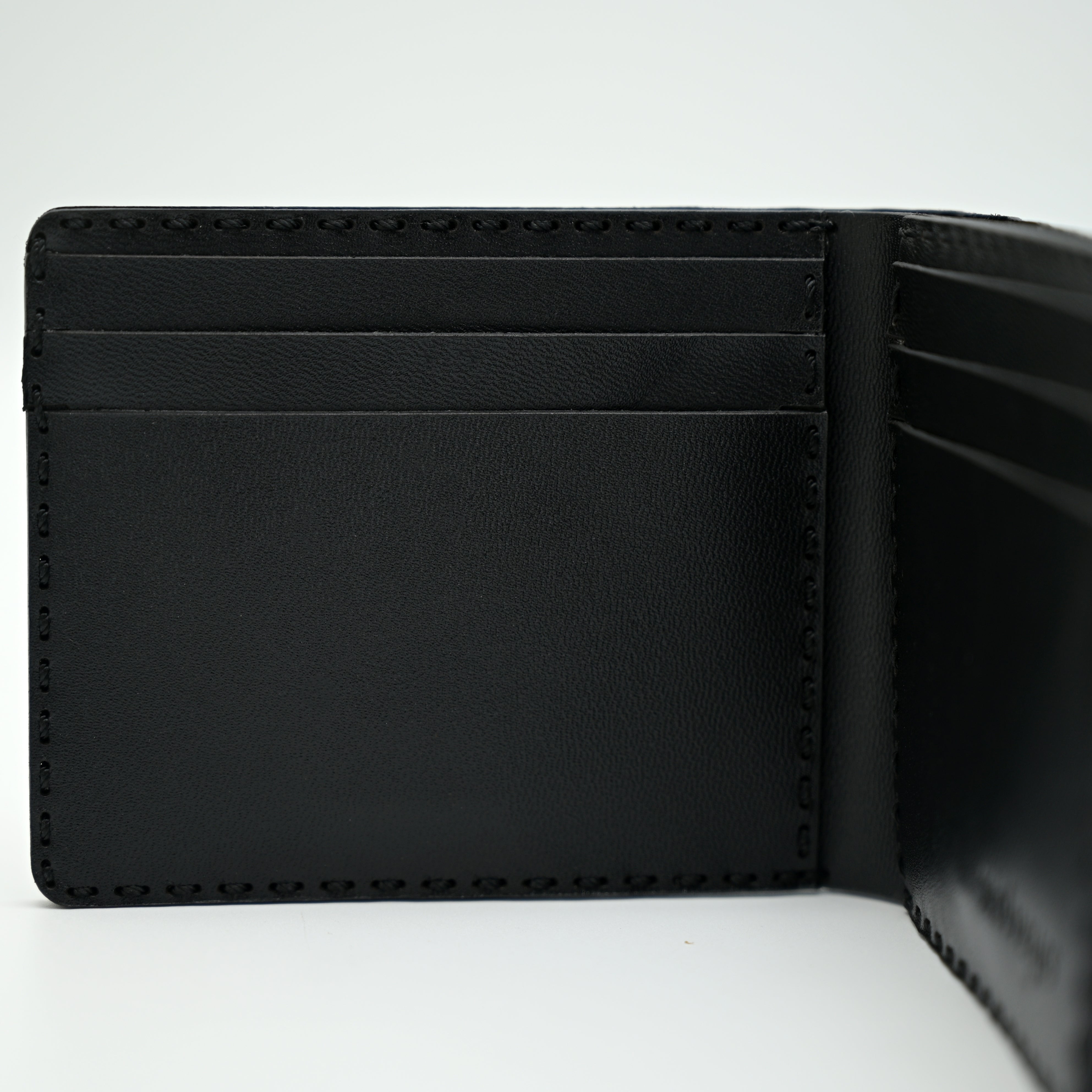 Crocodile Pattent Leather Bifold Wallet