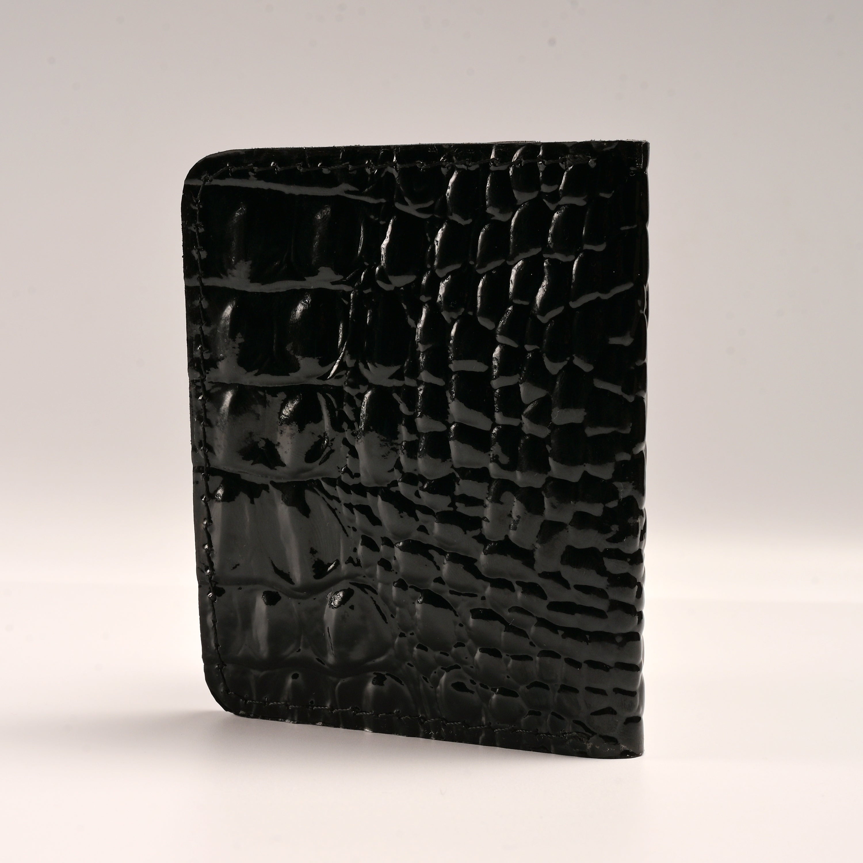Crocodile Pattent Leather card Wallet