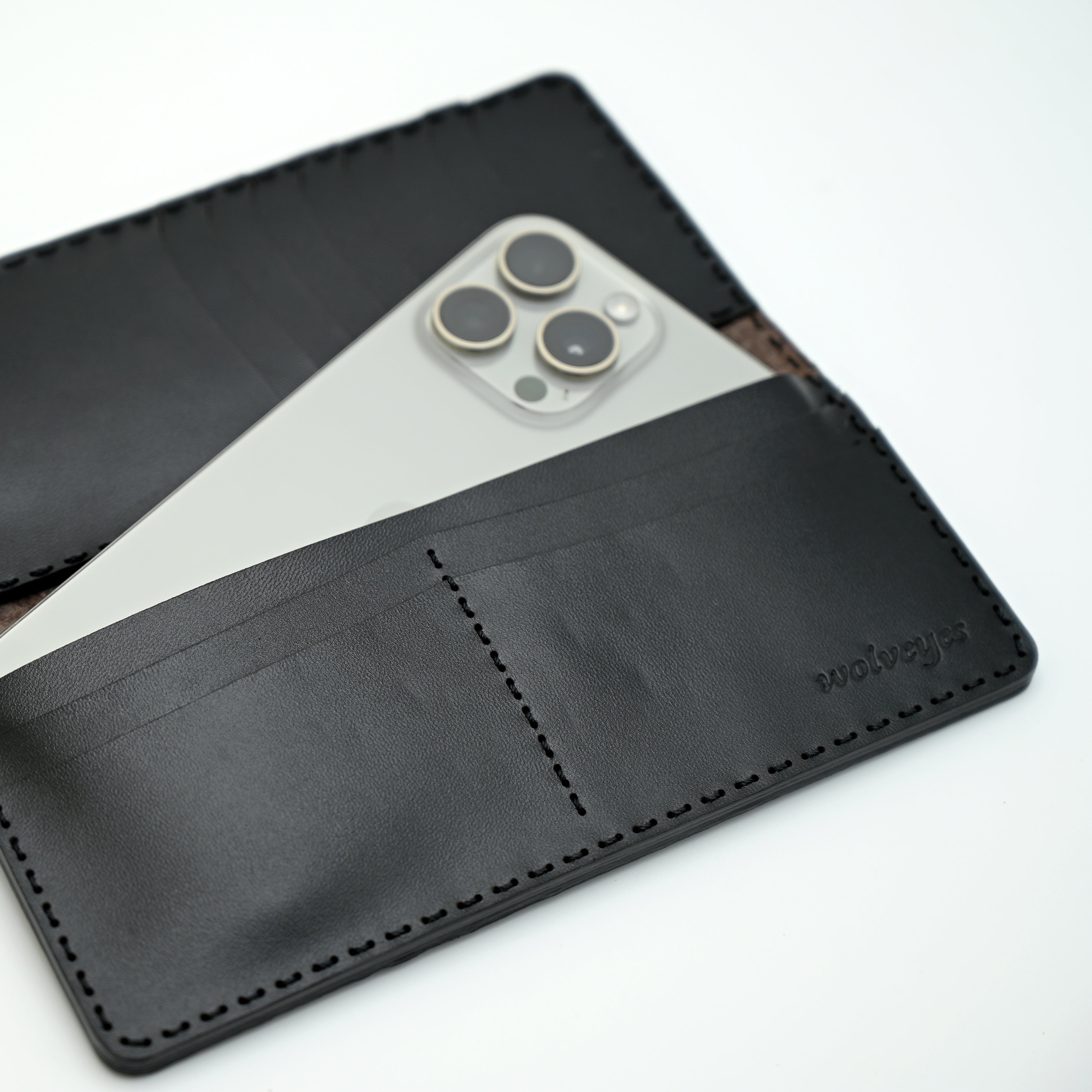 Crocodile Pattent Long Leather Wallet