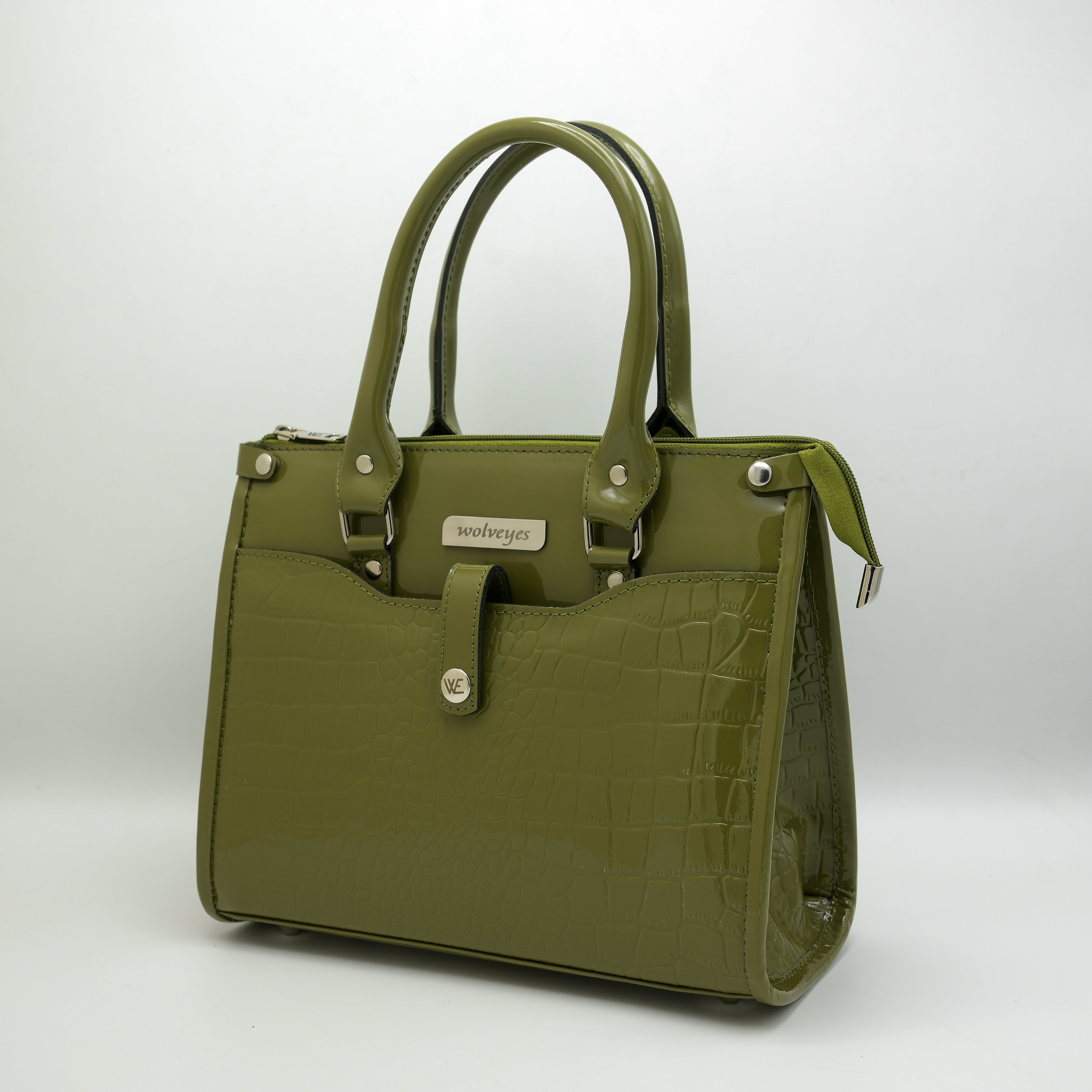 Crocodile Pattent luxury ladies bag LB01