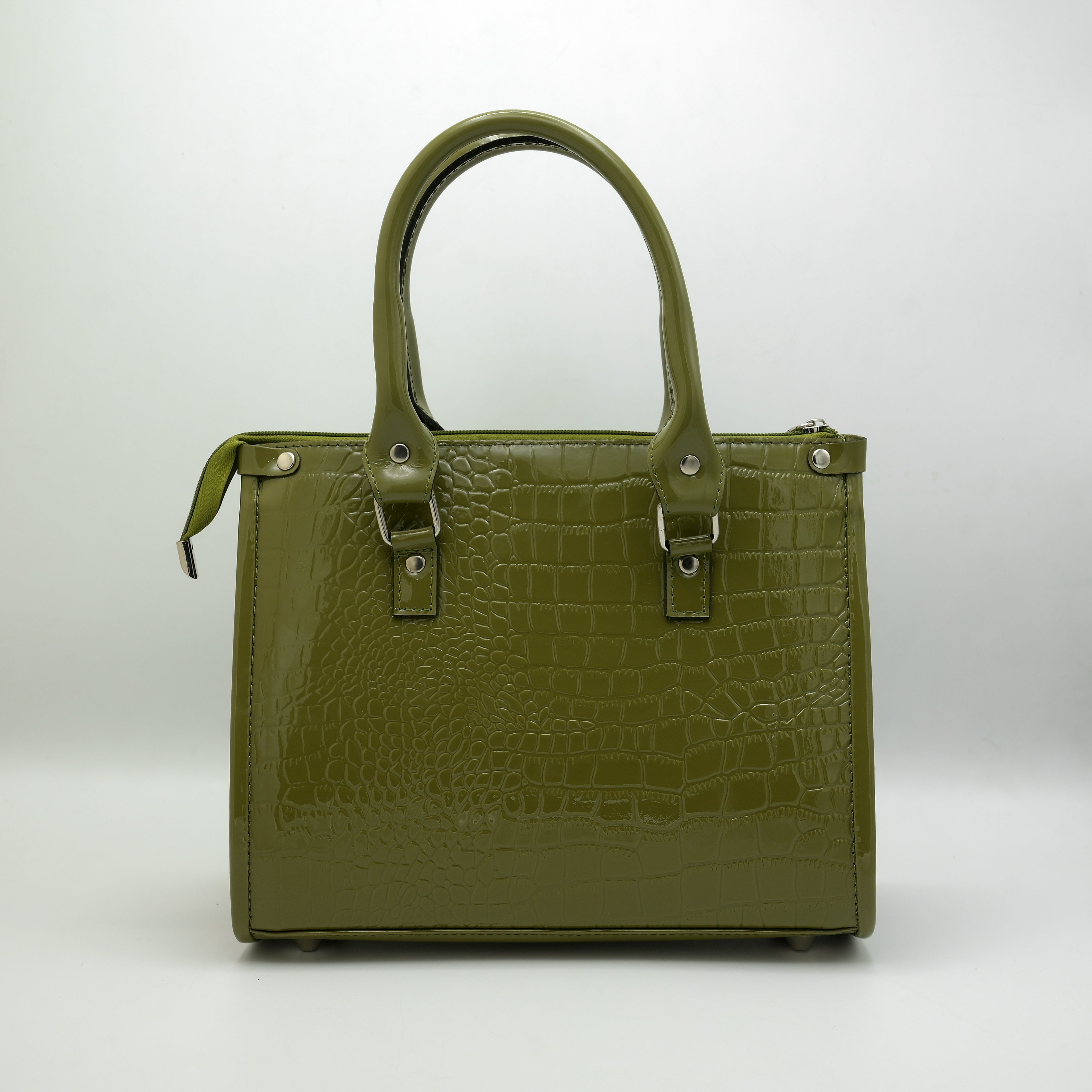 Crocodile Pattent luxury ladies bag LB01