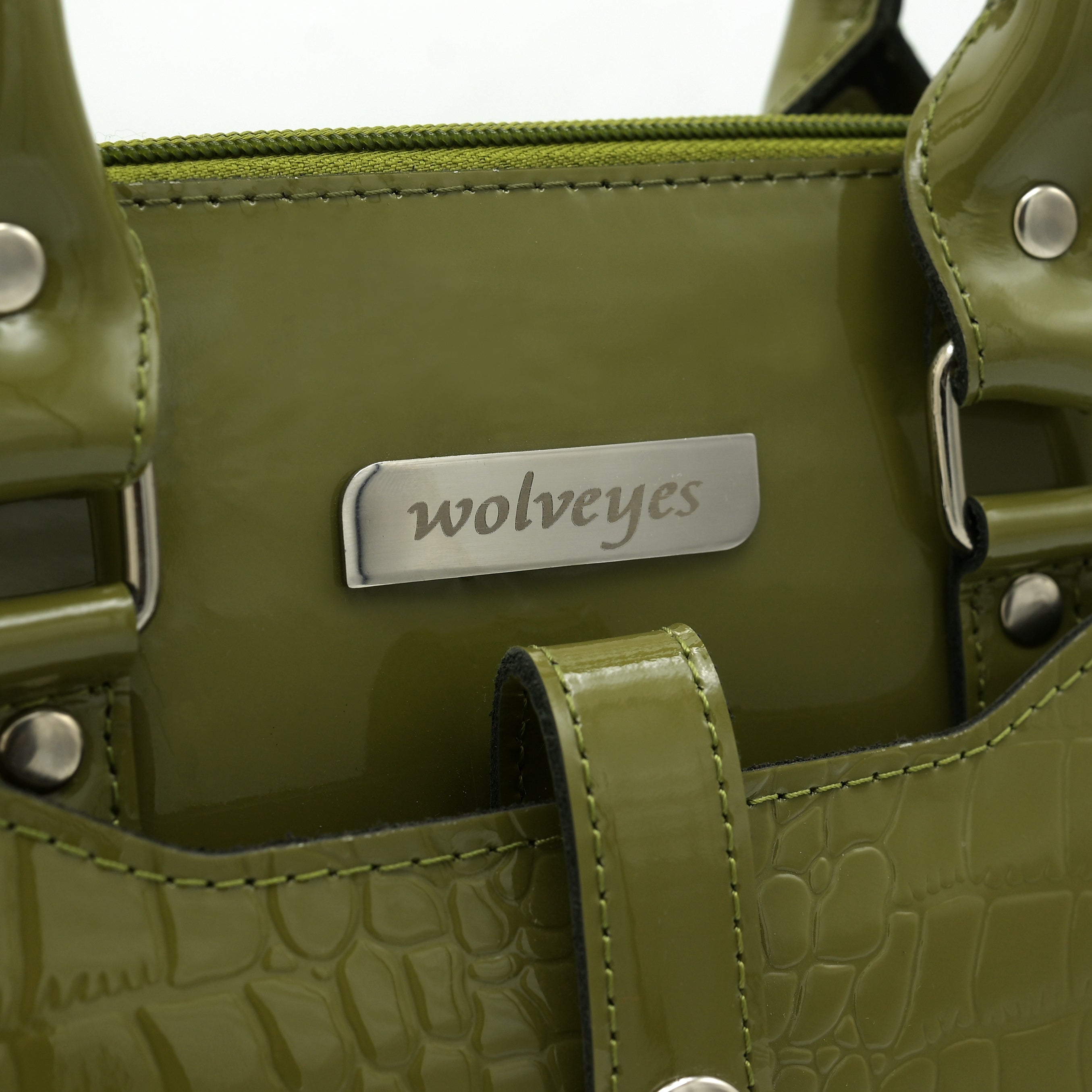 Crocodile Pattent luxury ladies bag LB01