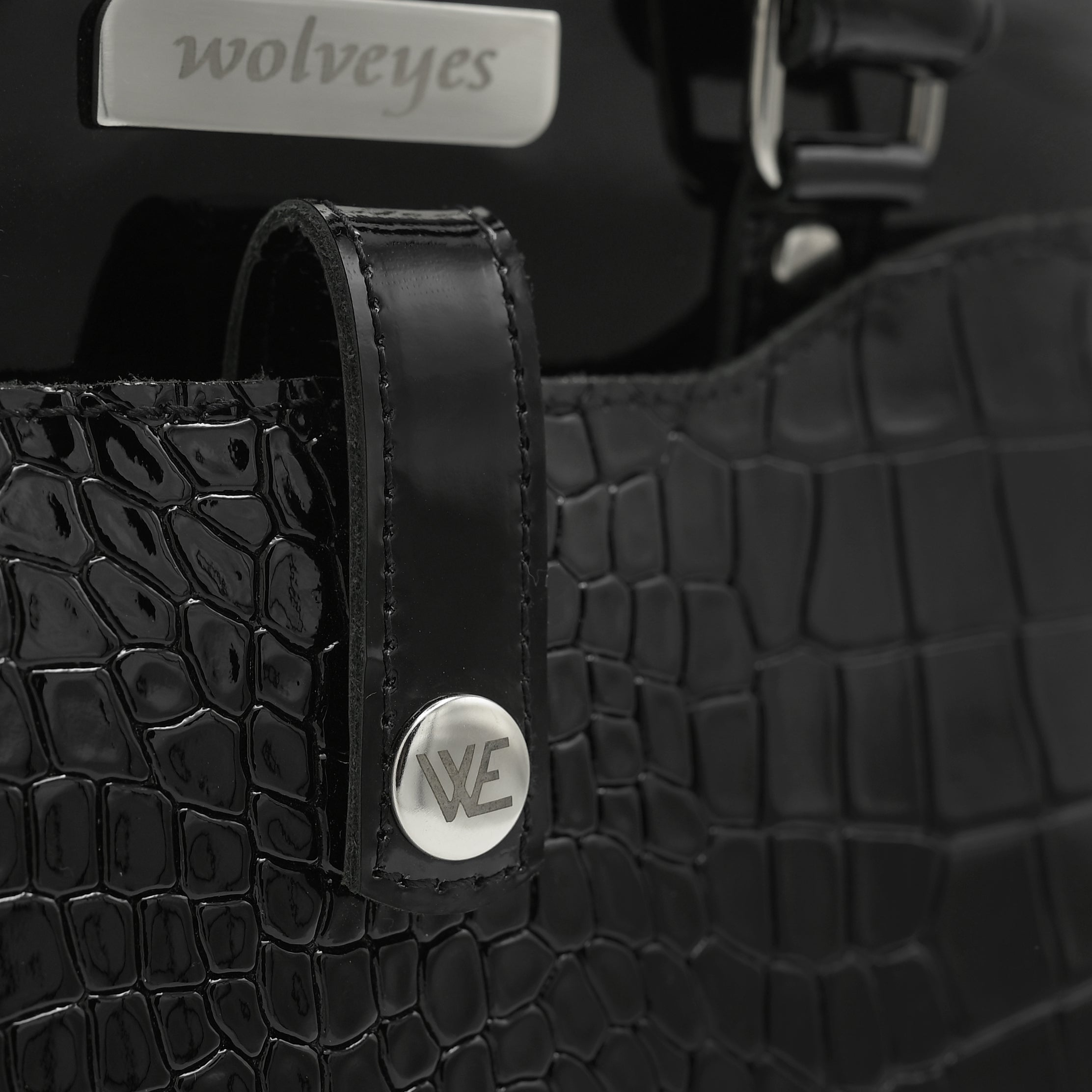 Crocodile Pattent luxury ladies bag LB02