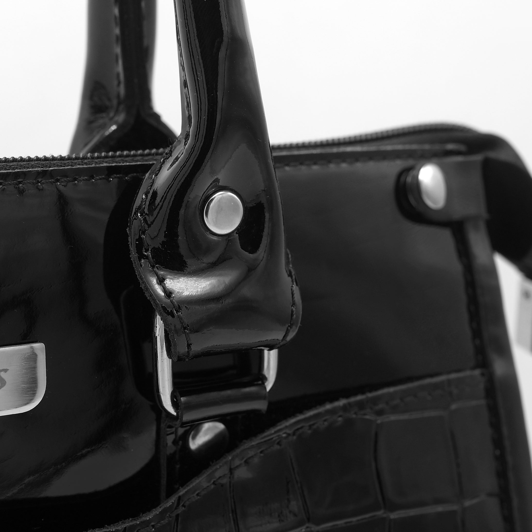 Crocodile Pattent luxury ladies bag LB02