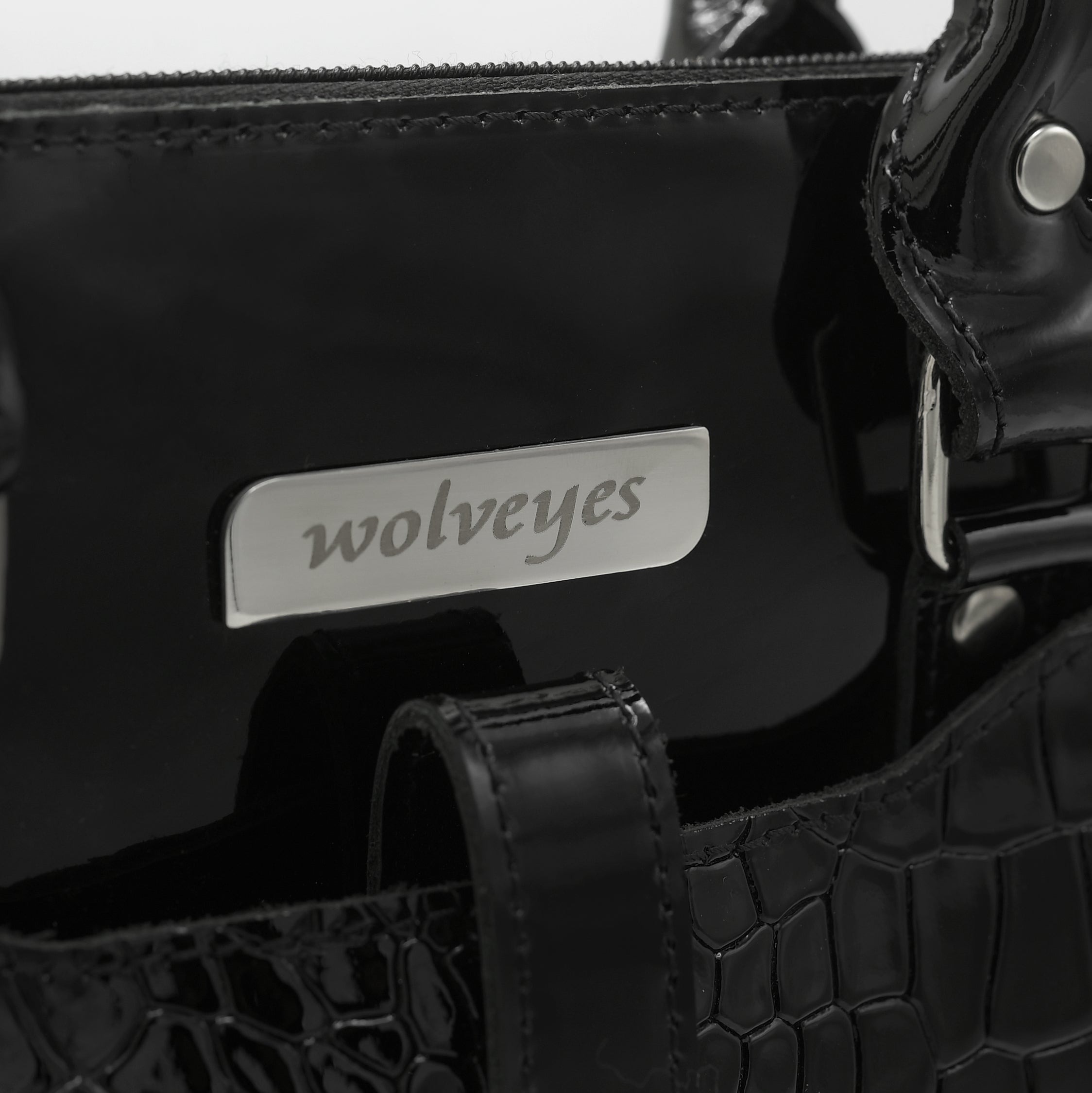 Crocodile Pattent luxury ladies bag LB02