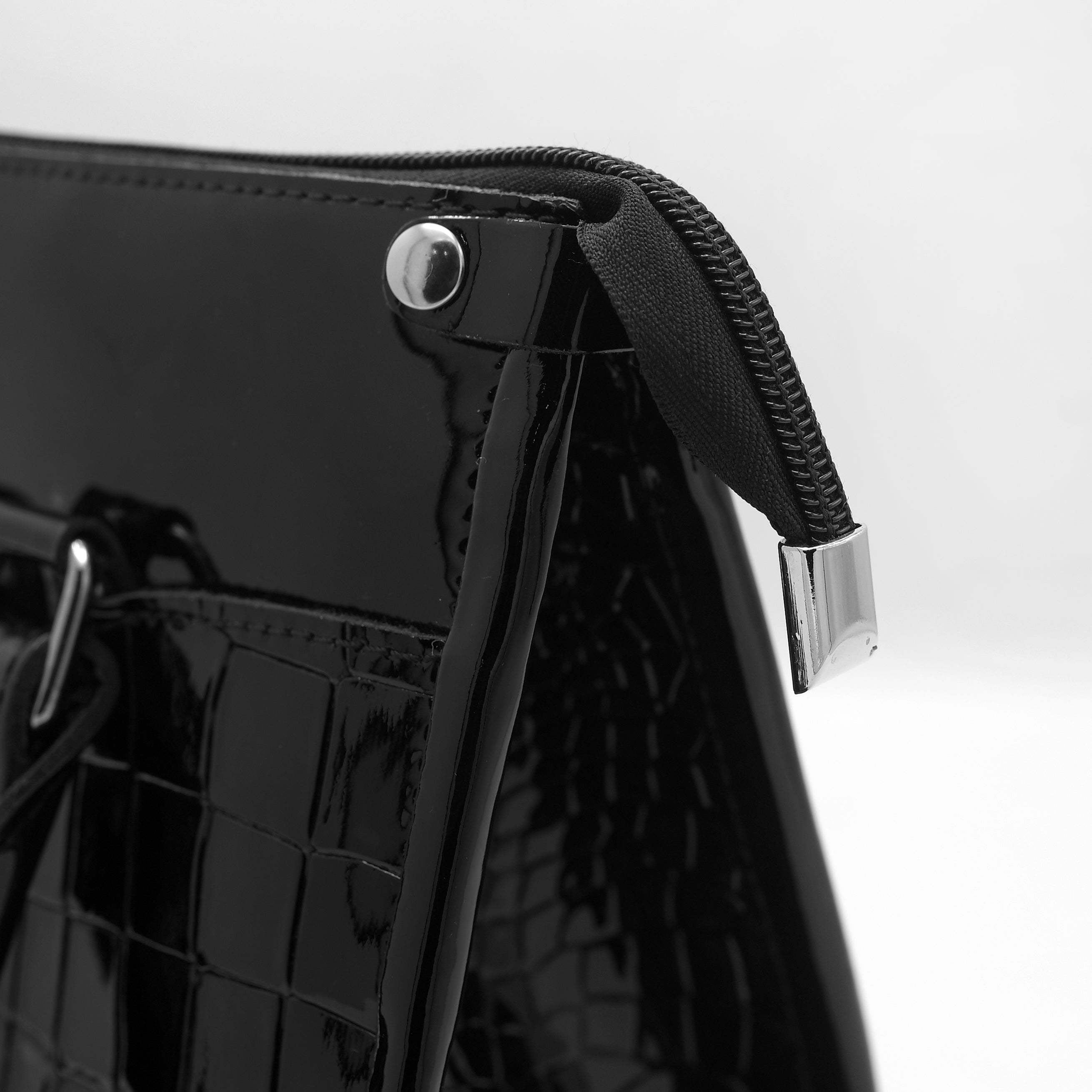 Crocodile Pattent luxury ladies bag LB02