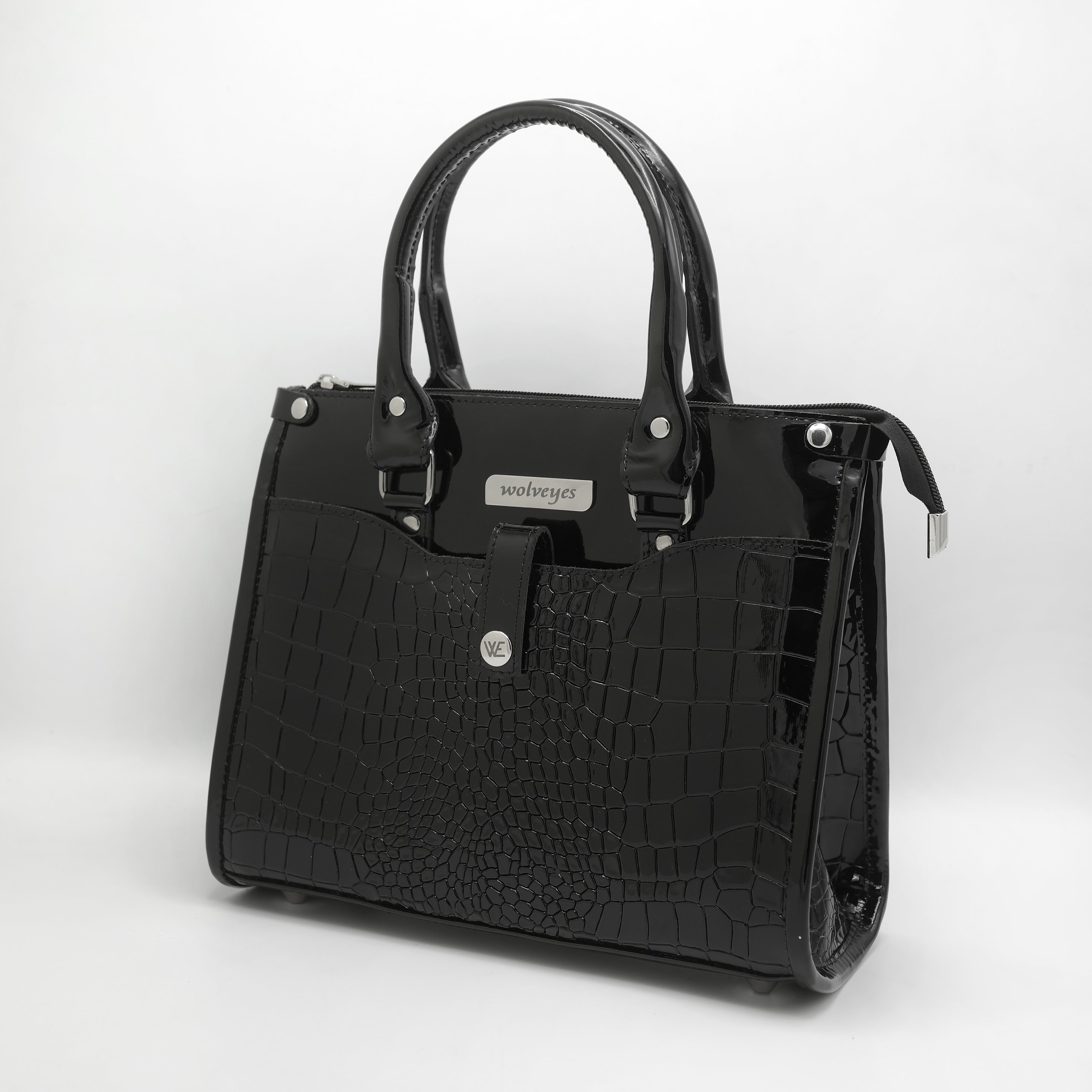 Crocodile Pattent luxury ladies bag LB02