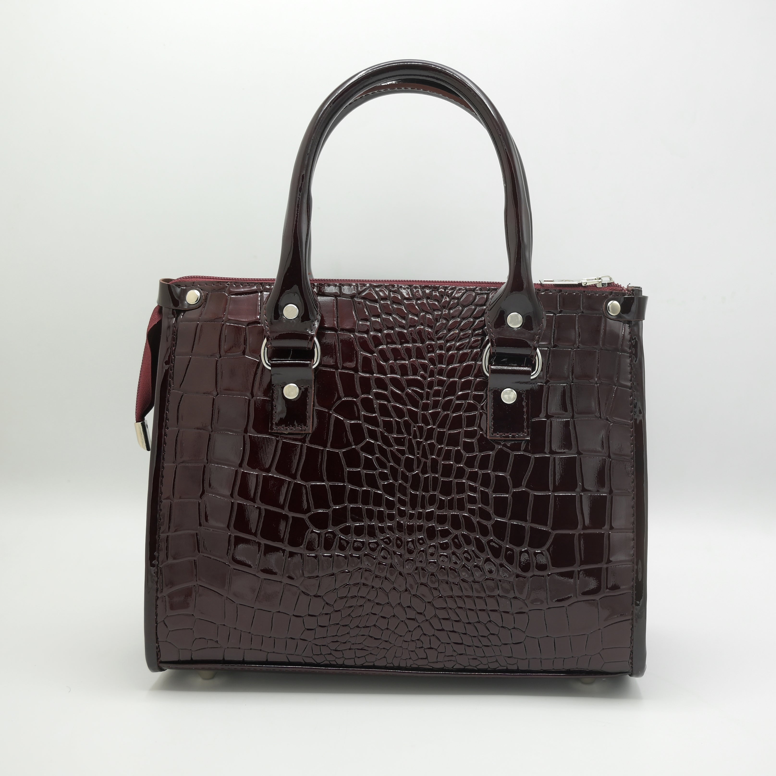 Crocodile Pattent luxury ladies bag LB03