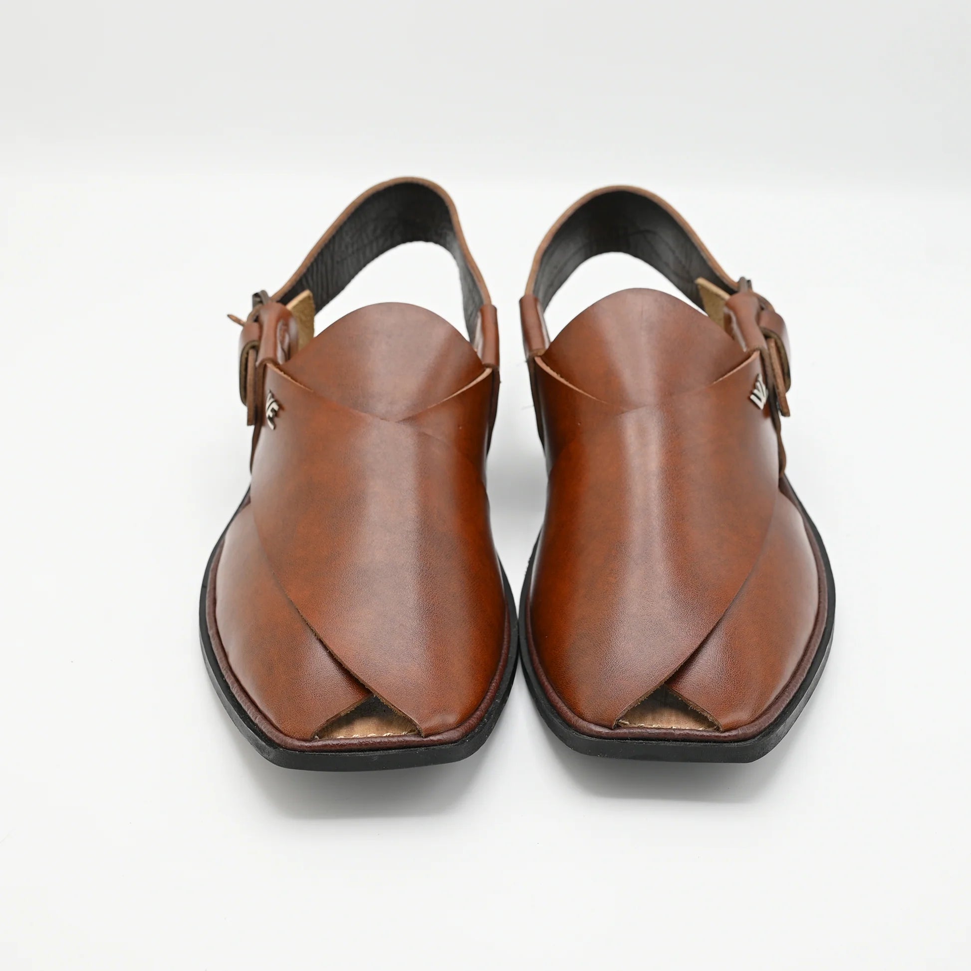Galma leather chappal brown WE03