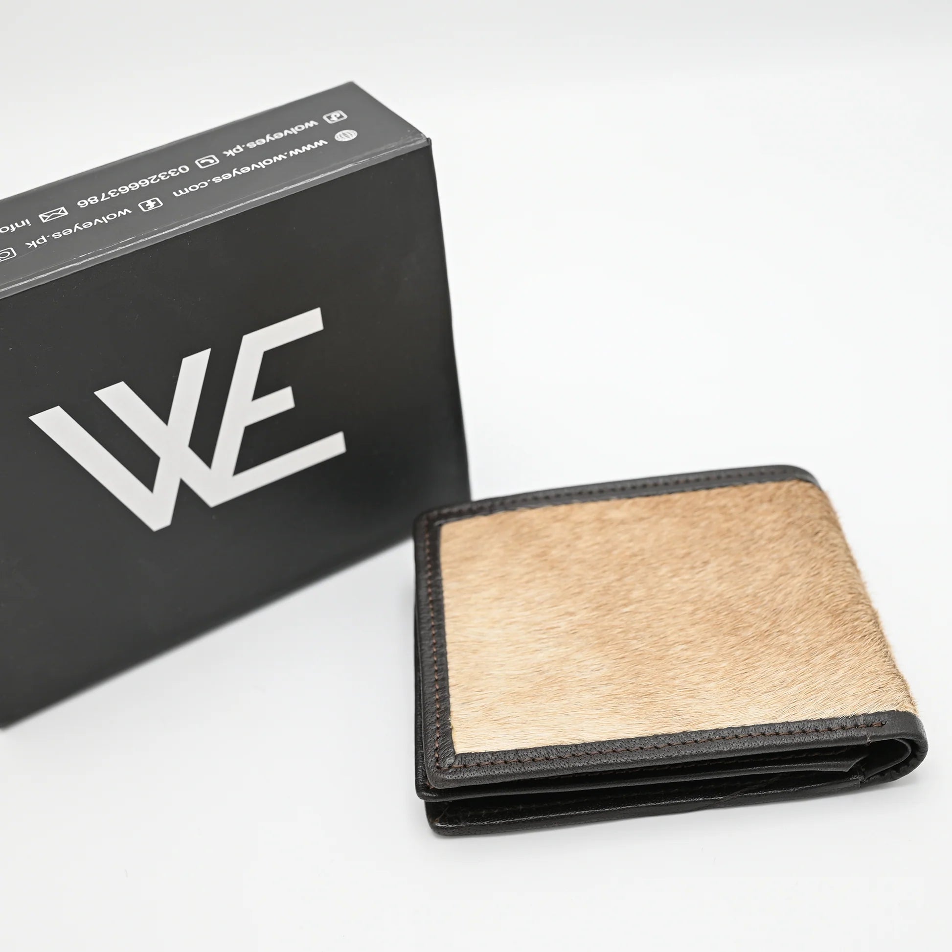 Hair on bifold wallet
