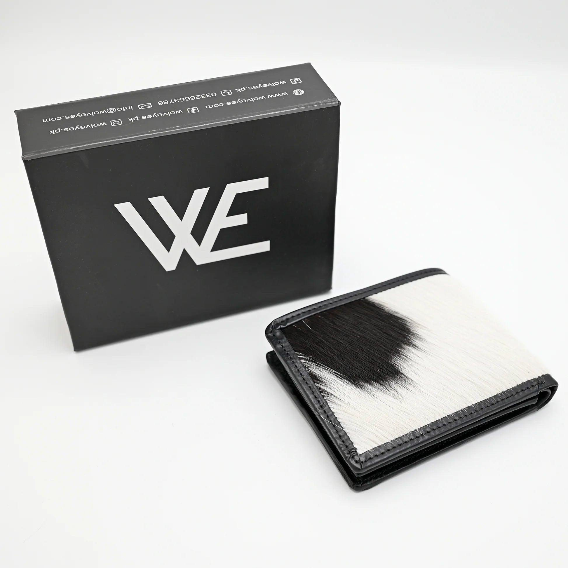 Hair on bifold wallet