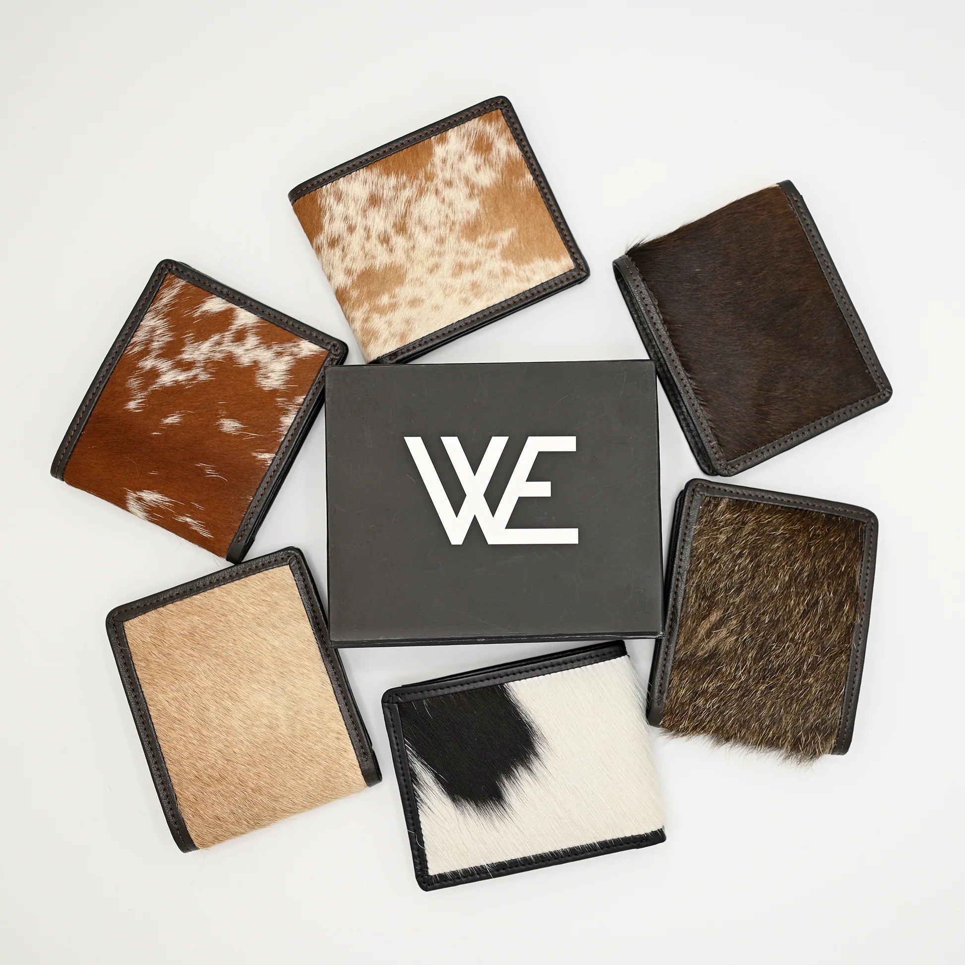 Hair on bifold wallet