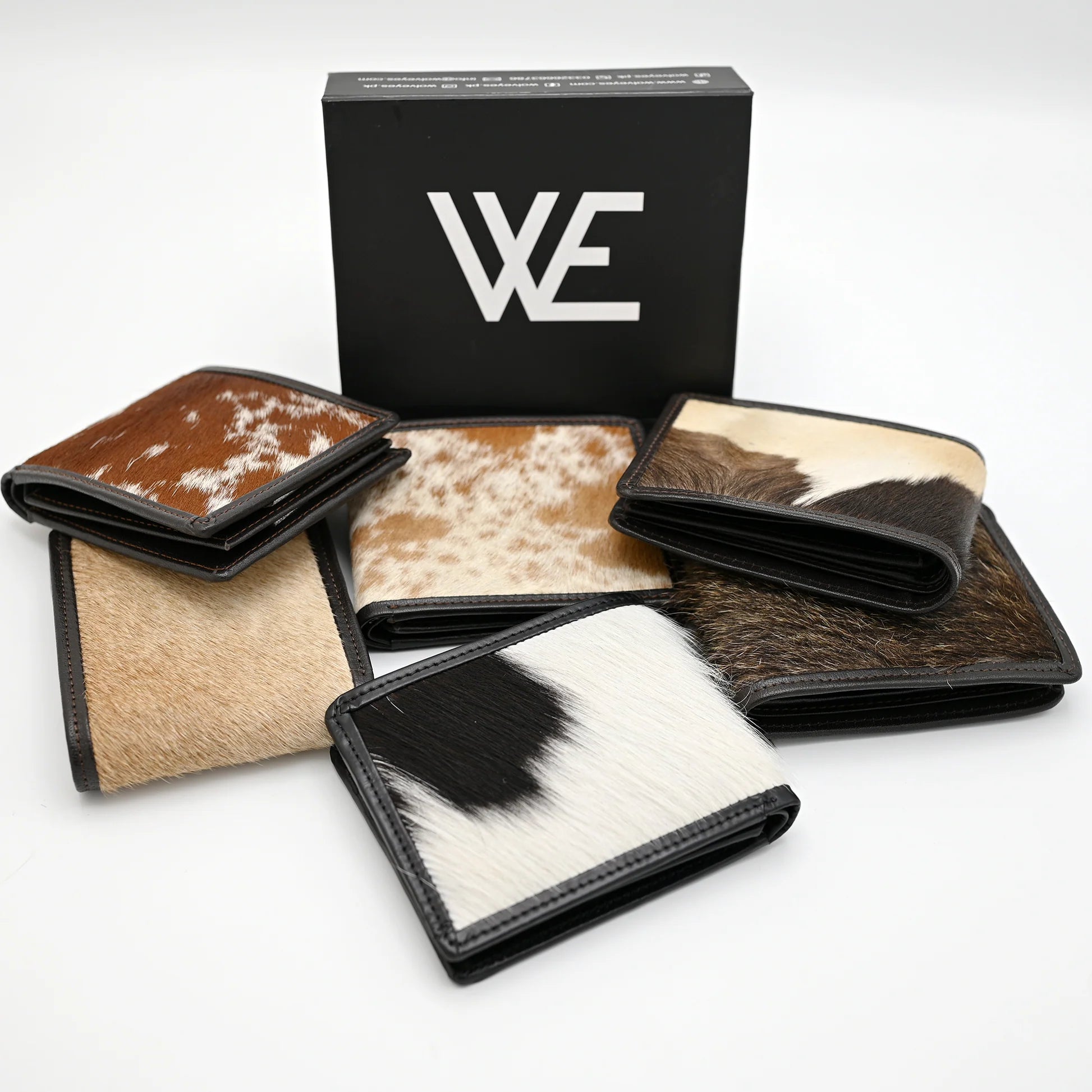 Hair on bifold wallet