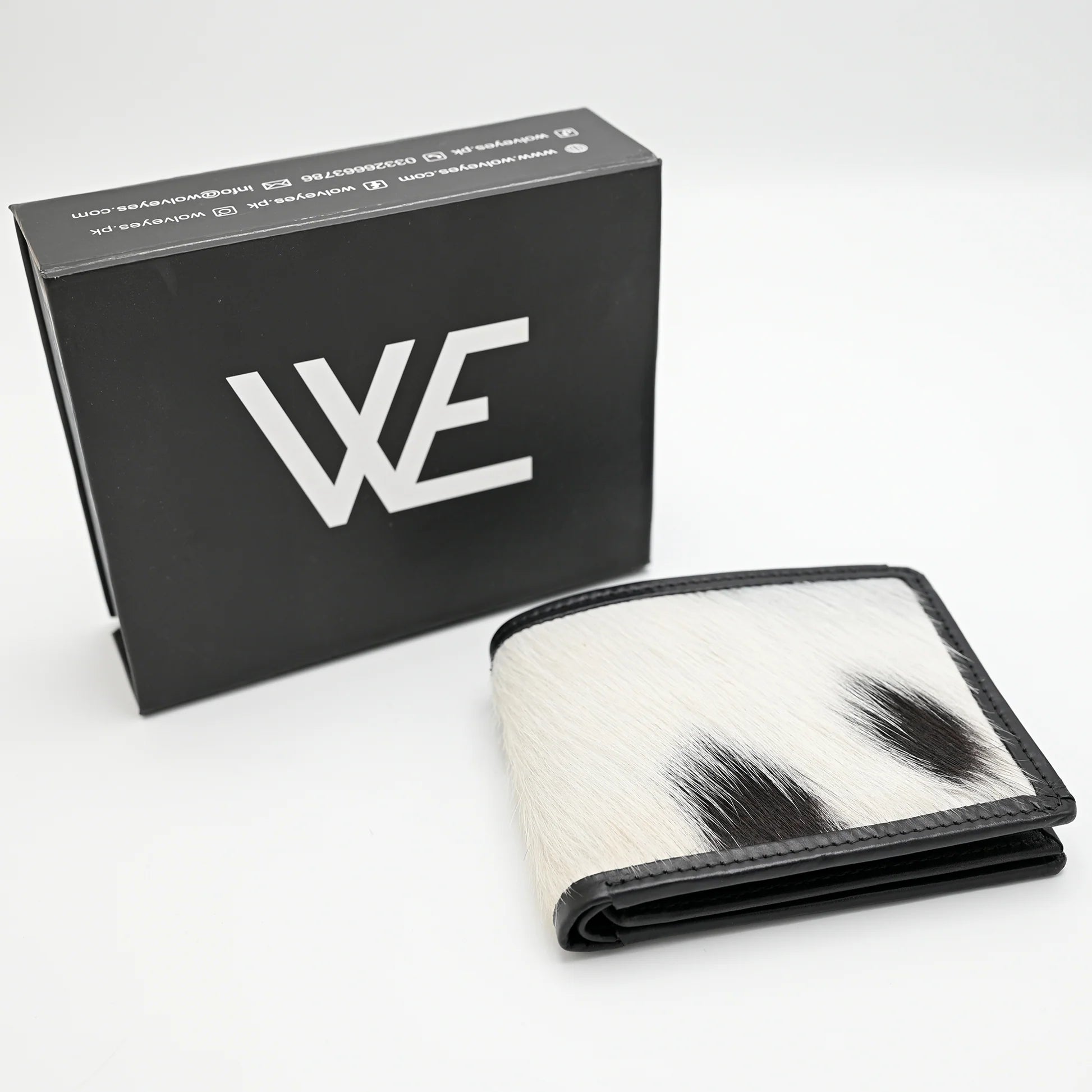 Hair on bifold wallet