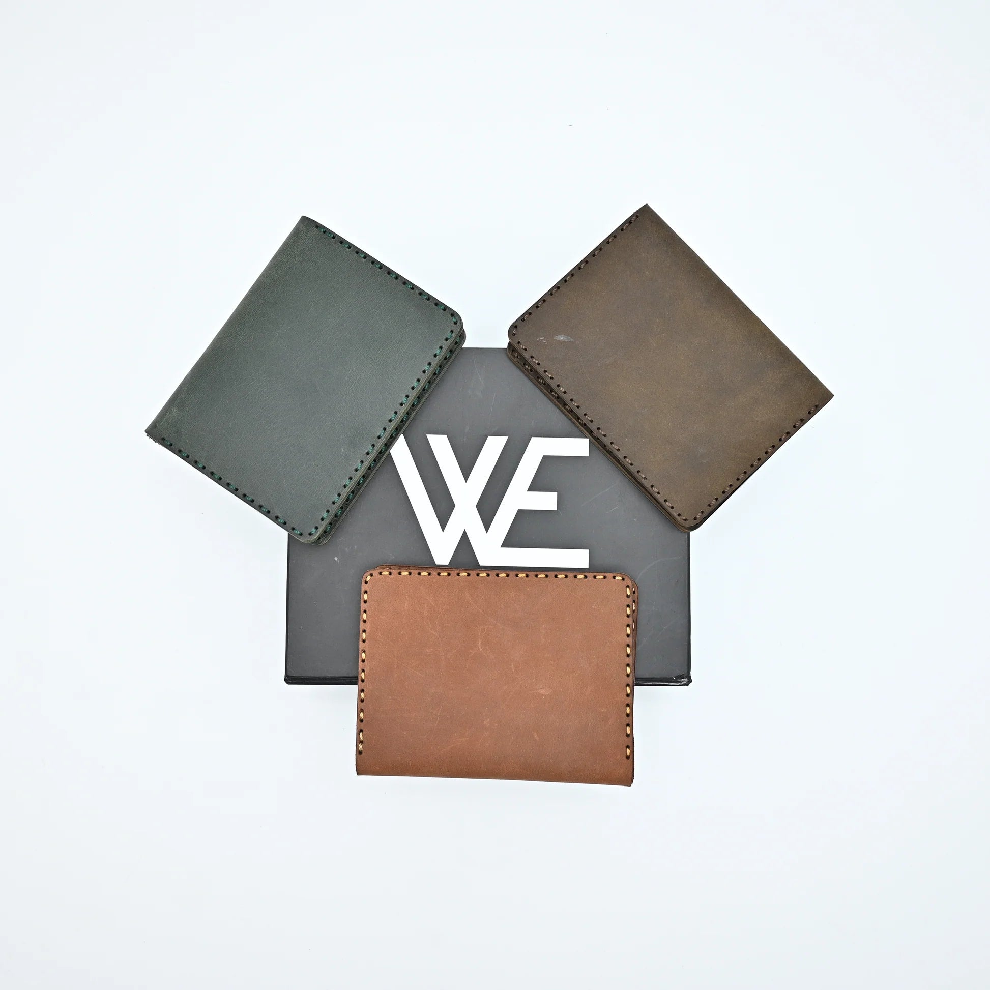 Hand made leather card holder