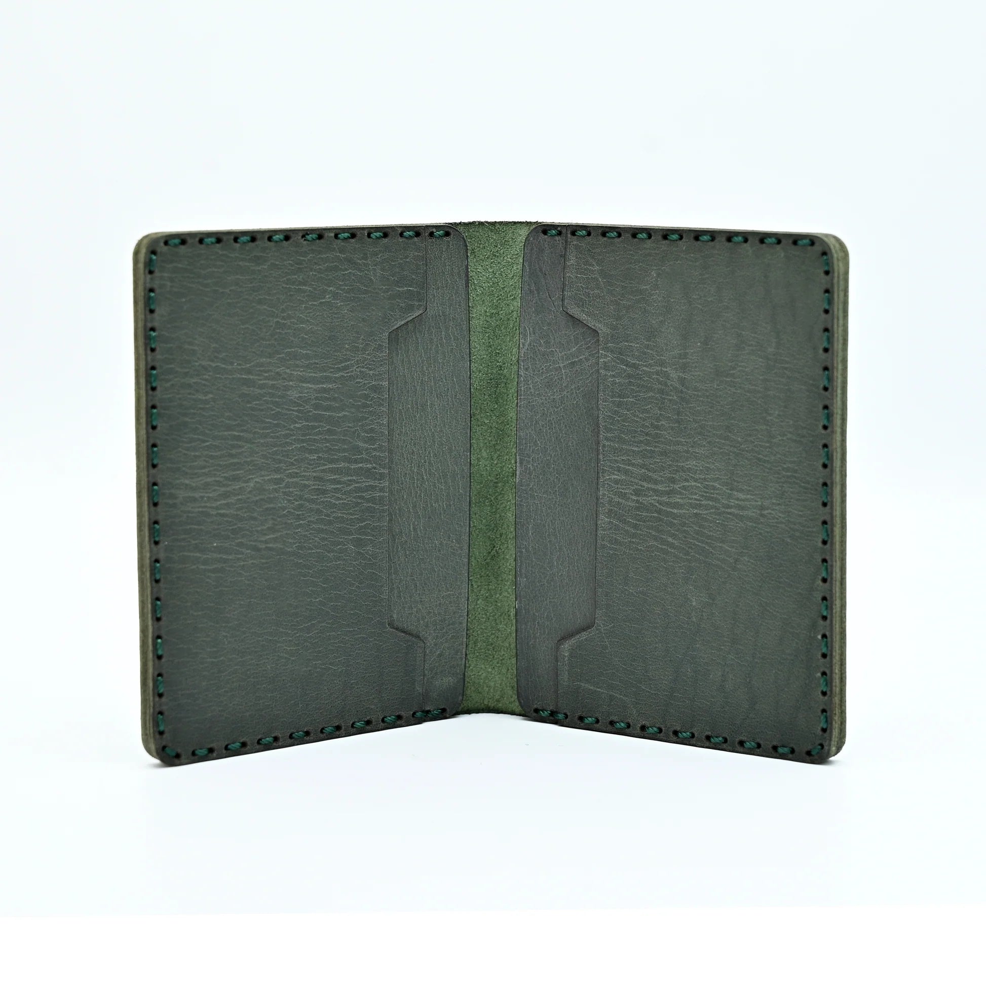 Hand made leather card holder