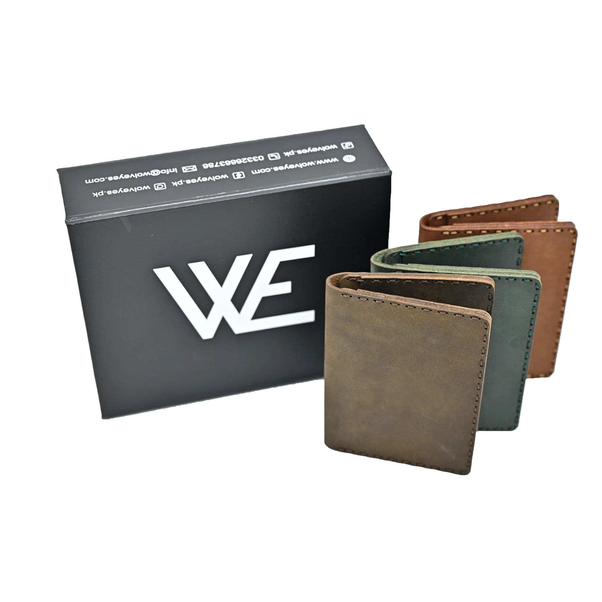 Hand made leather card holder