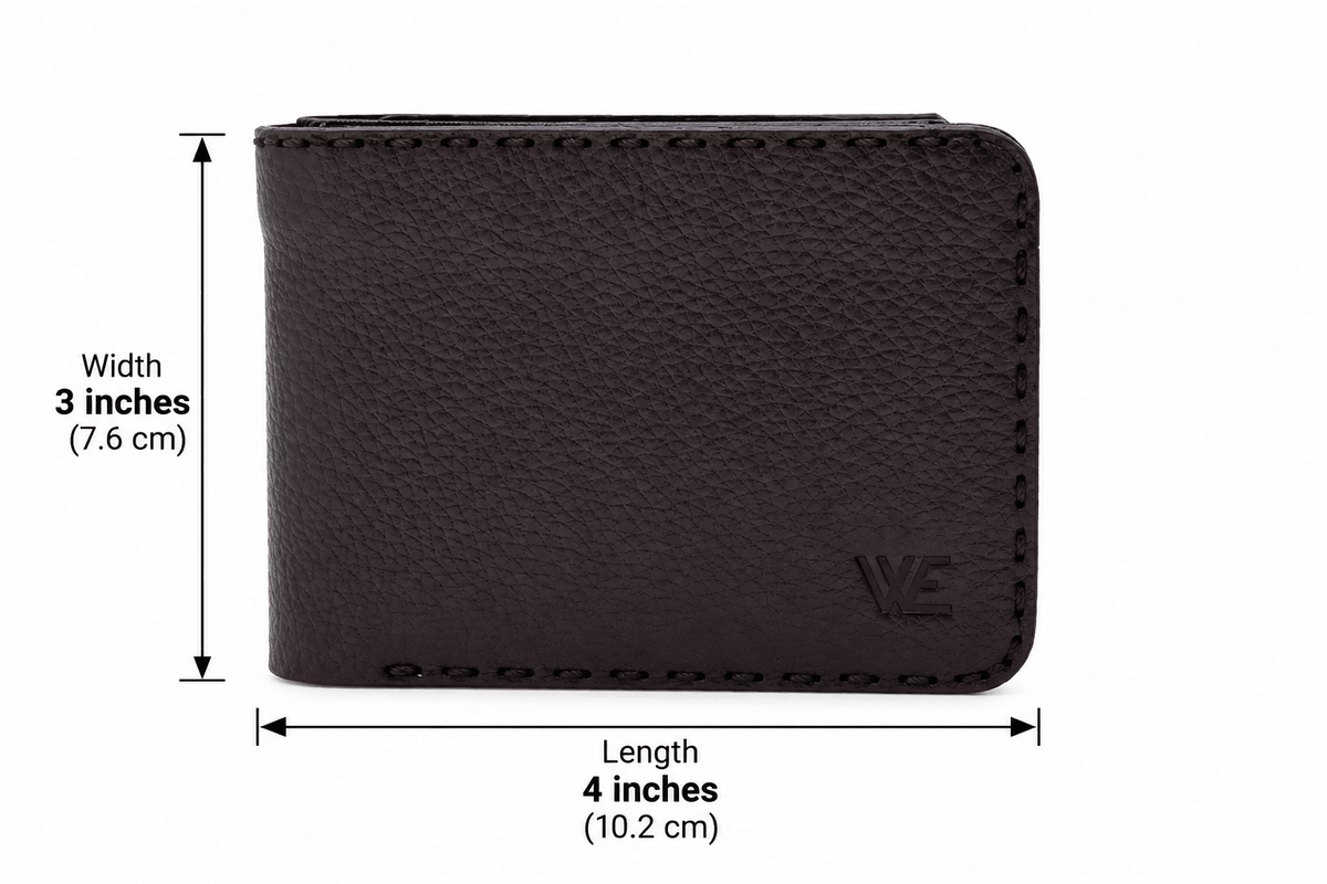 Handmade Bifold Wallet (HMB Brown)