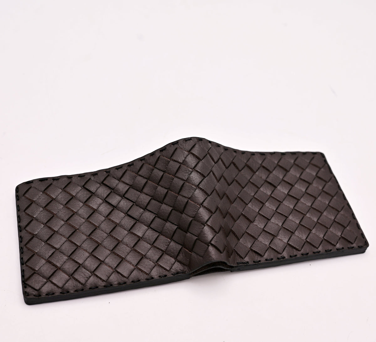 Handmade Woven Bifold Wallet ( Brown HWO2)