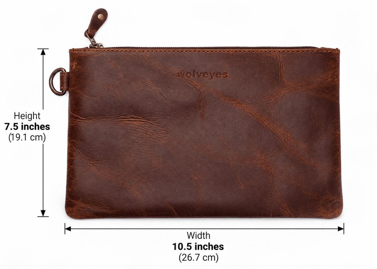 Heritage Leather Wristlet Pouch (HP01)