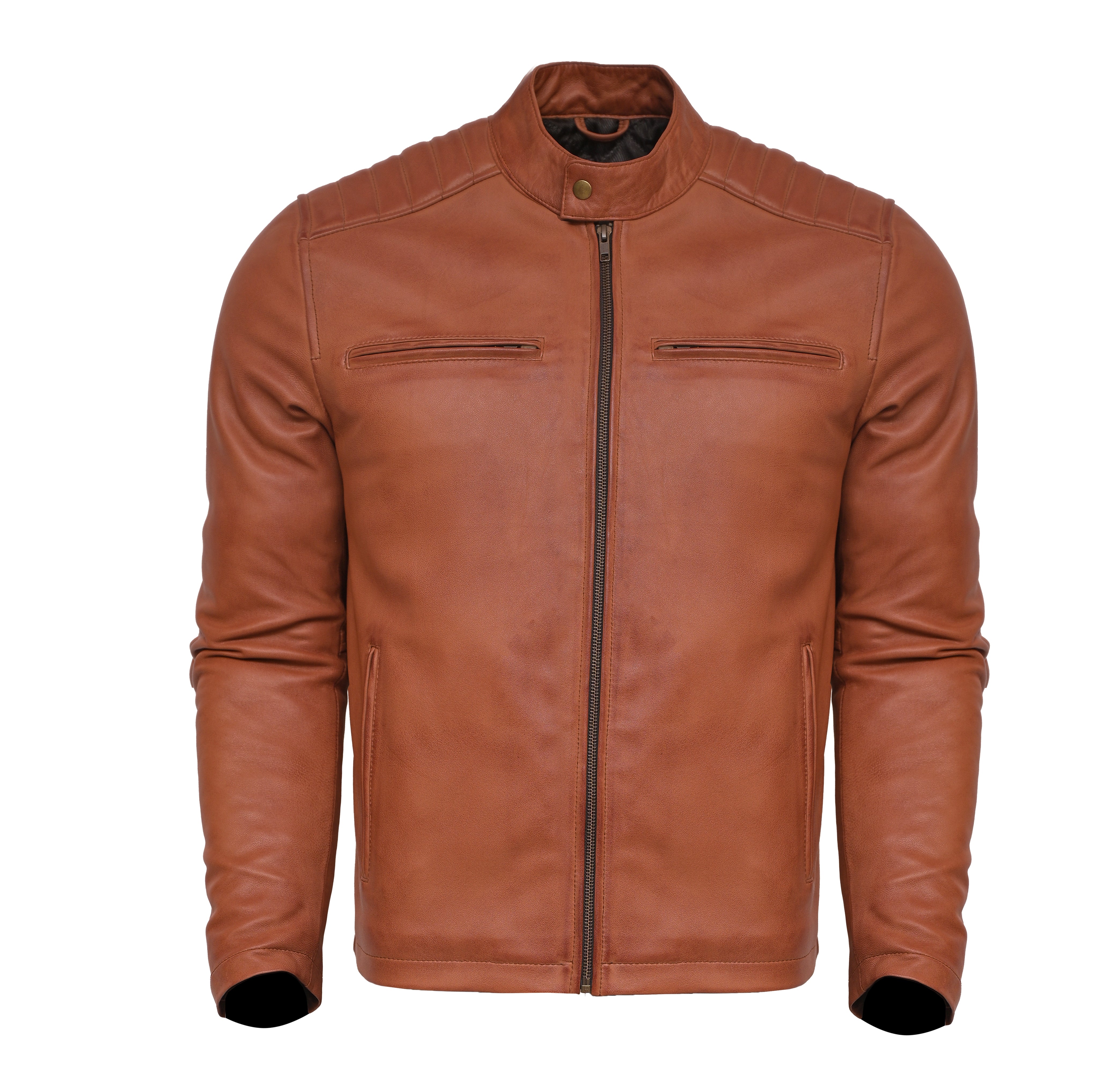 Ionic Brown Stylish Leather Jacket