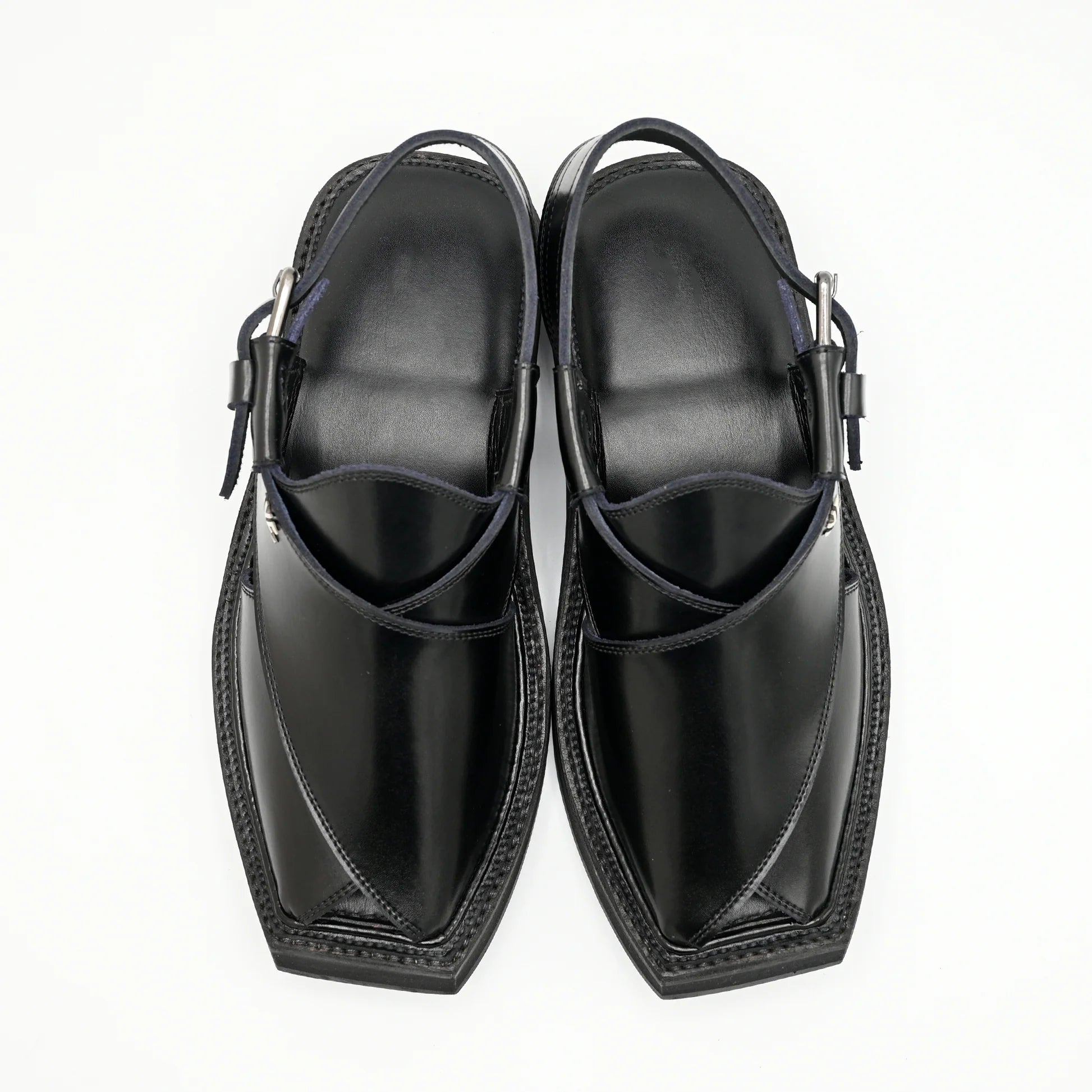 Kaptan hand made chappal Black