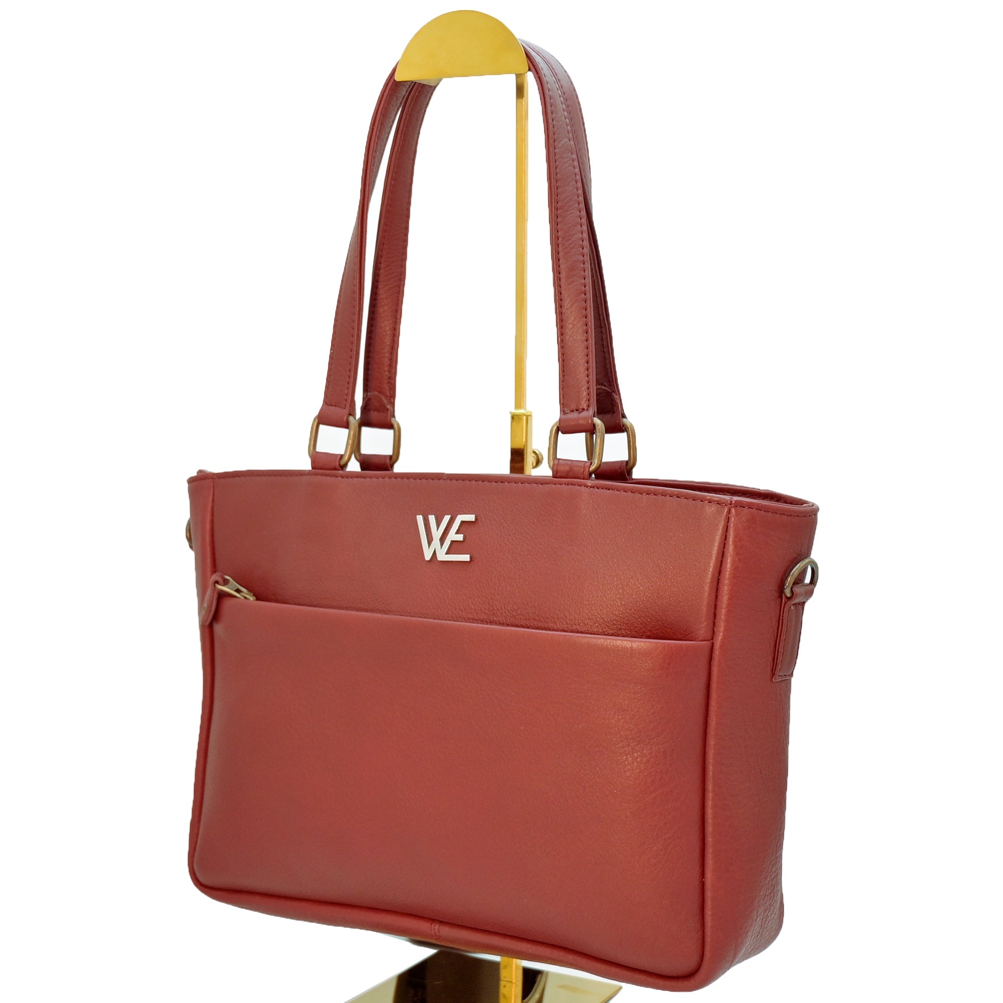 Ladies Natural Mild Leather Bag (RED)