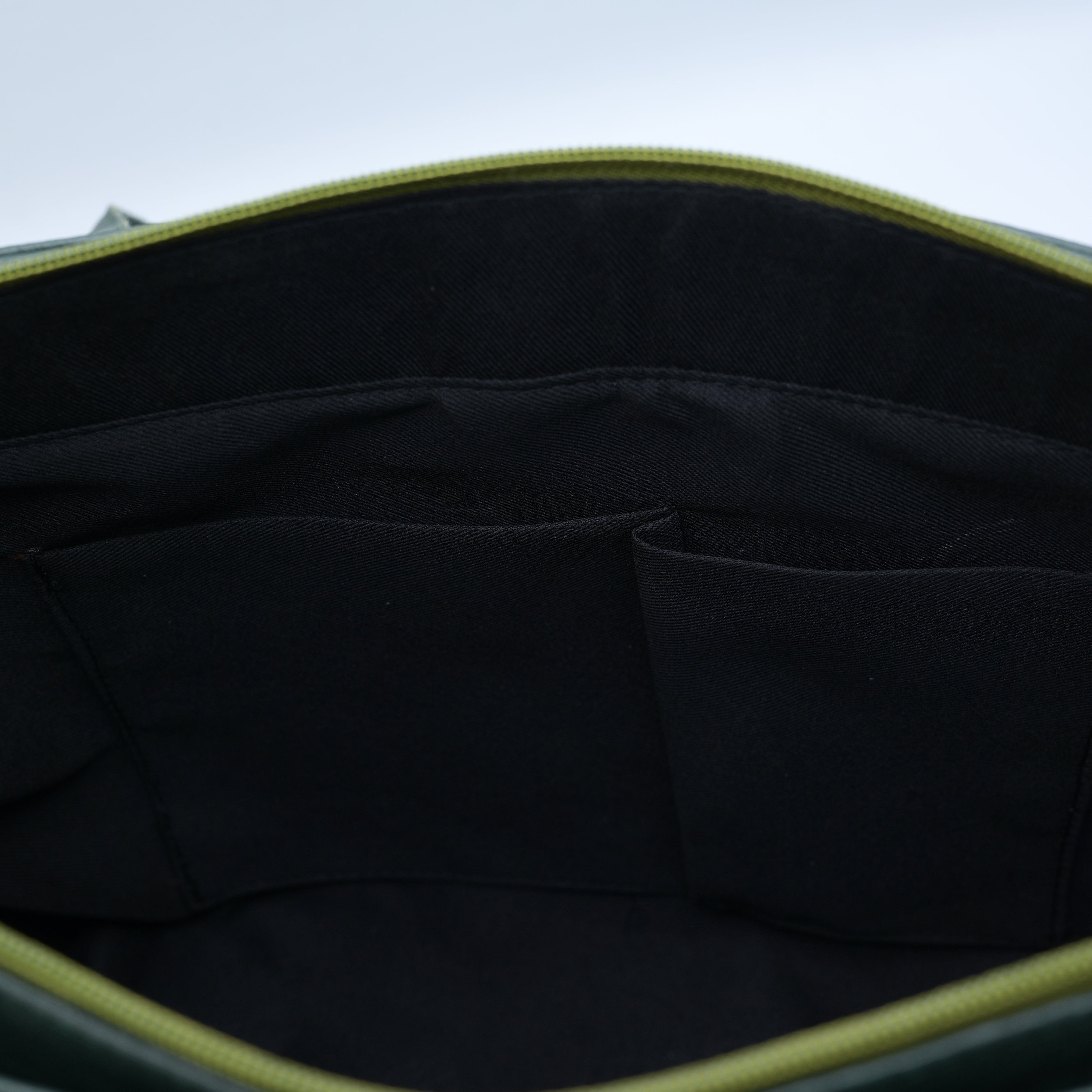 Ladies Tote Bag Natural Mild Leather (NM04 Green)