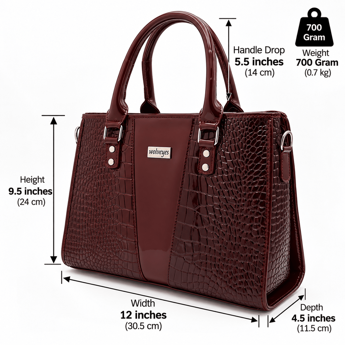 Lady Shine Leather Bag (LS02)