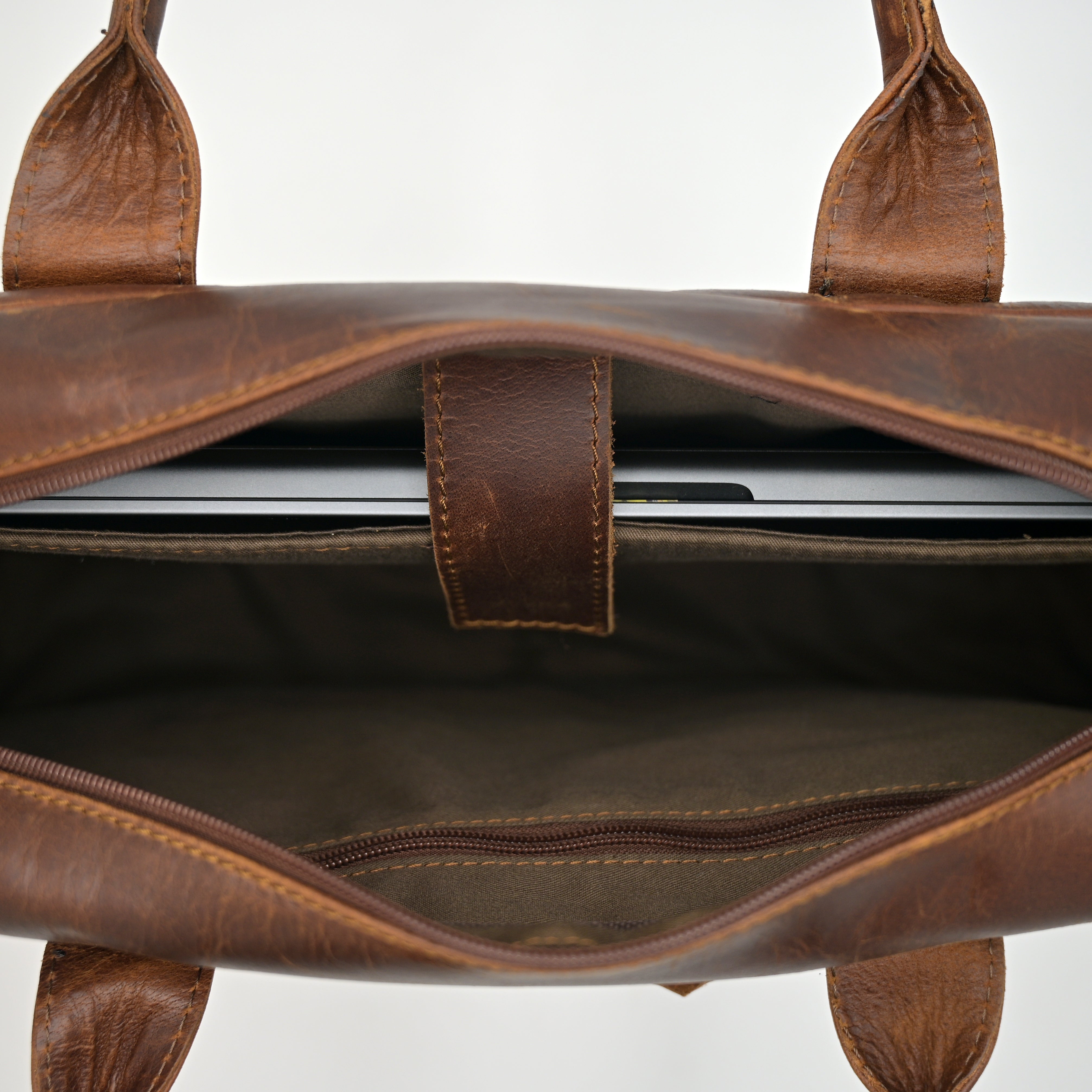 Laptop Bag Pullup Leather