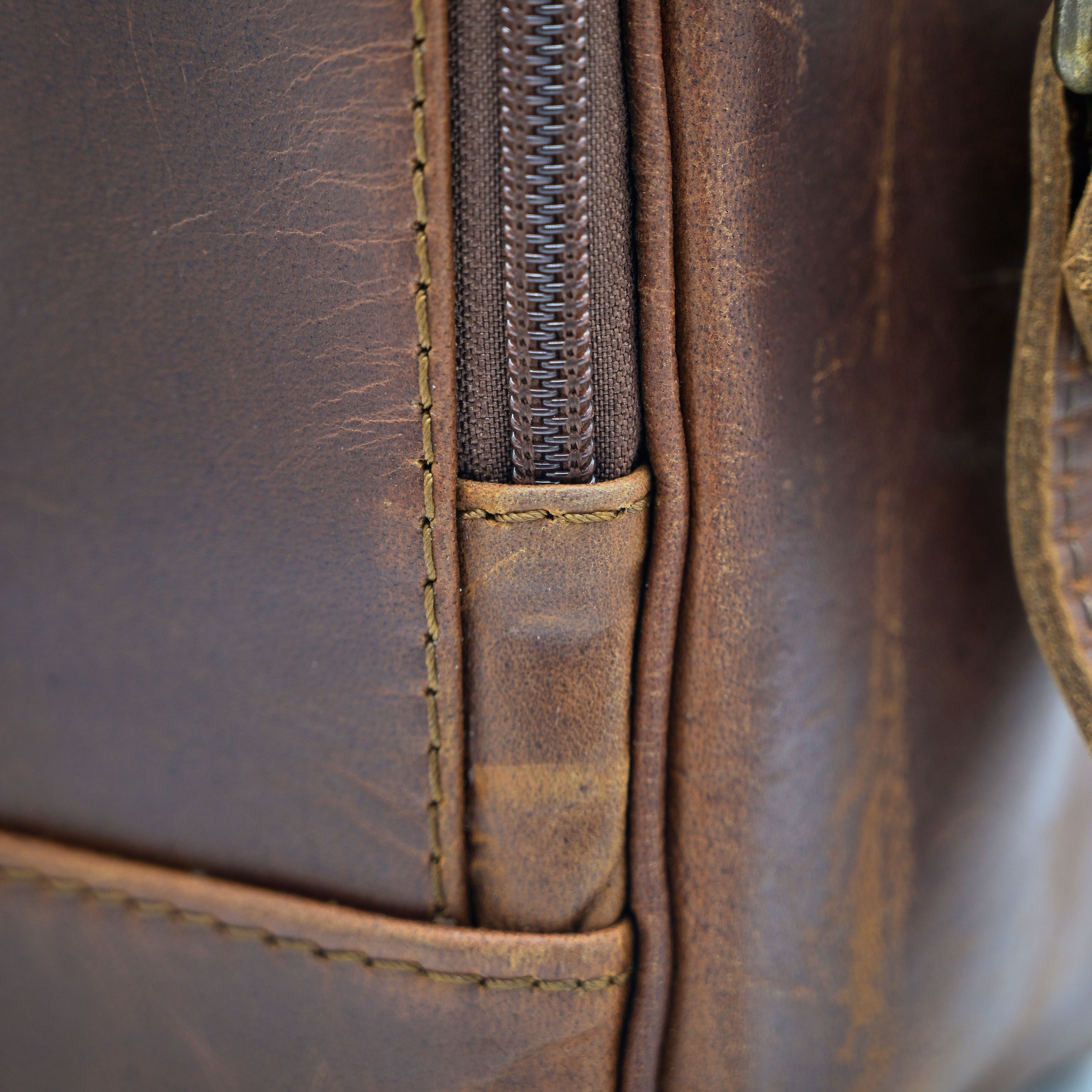 Laptop Bag Pullup Leather