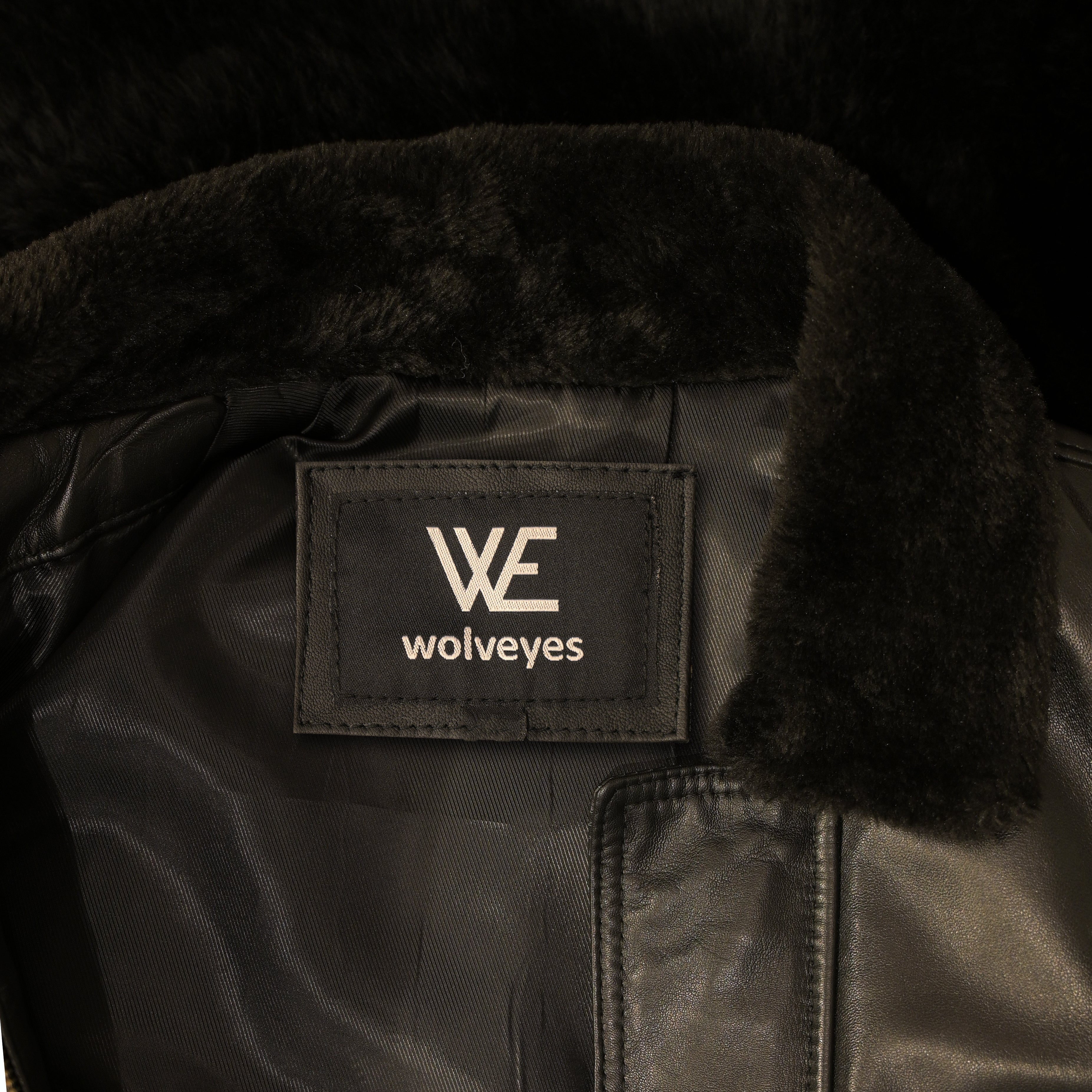 Leather Jacket Fur Collar Classics Sf009