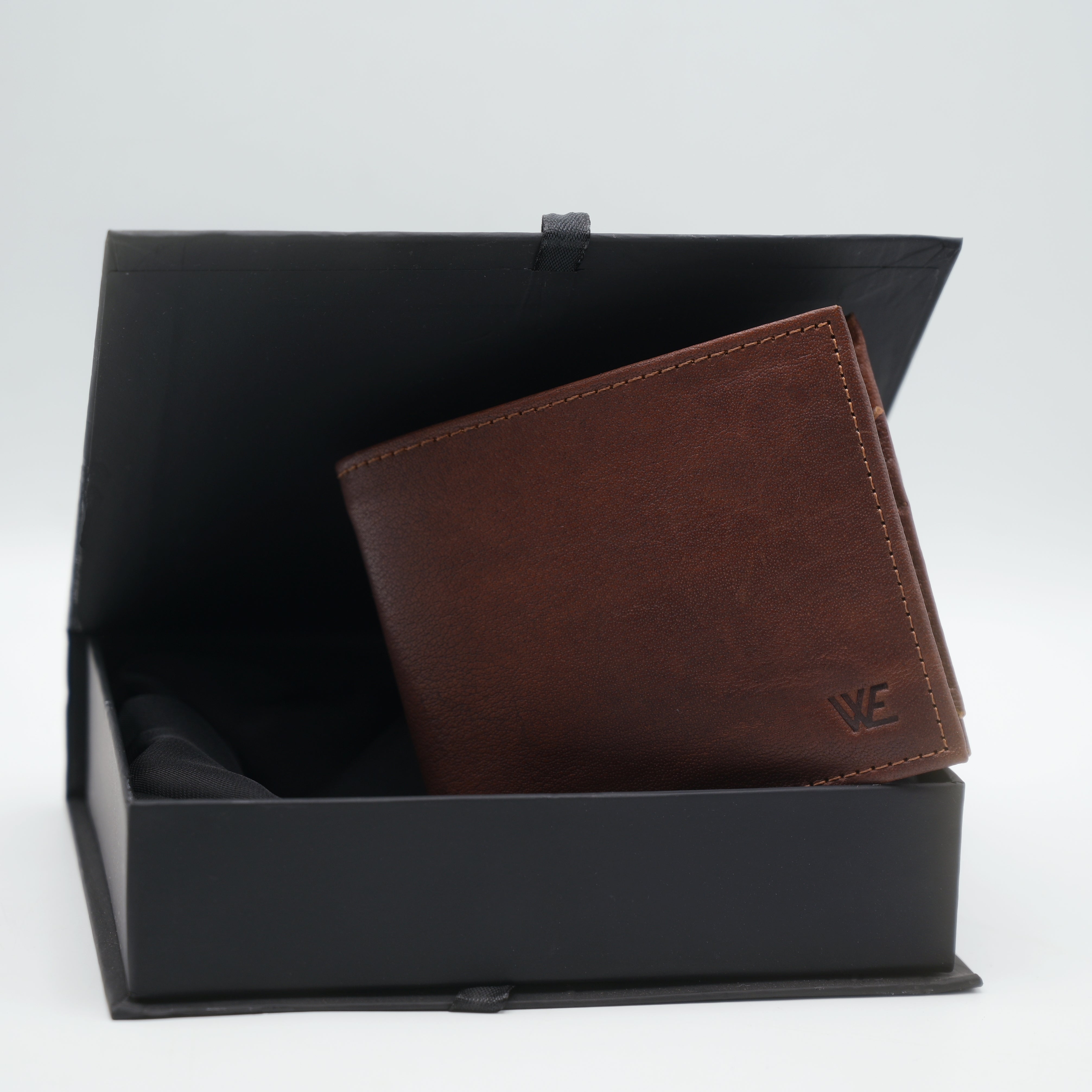 Leather Wallet With Card Holder RF03 (Brown)