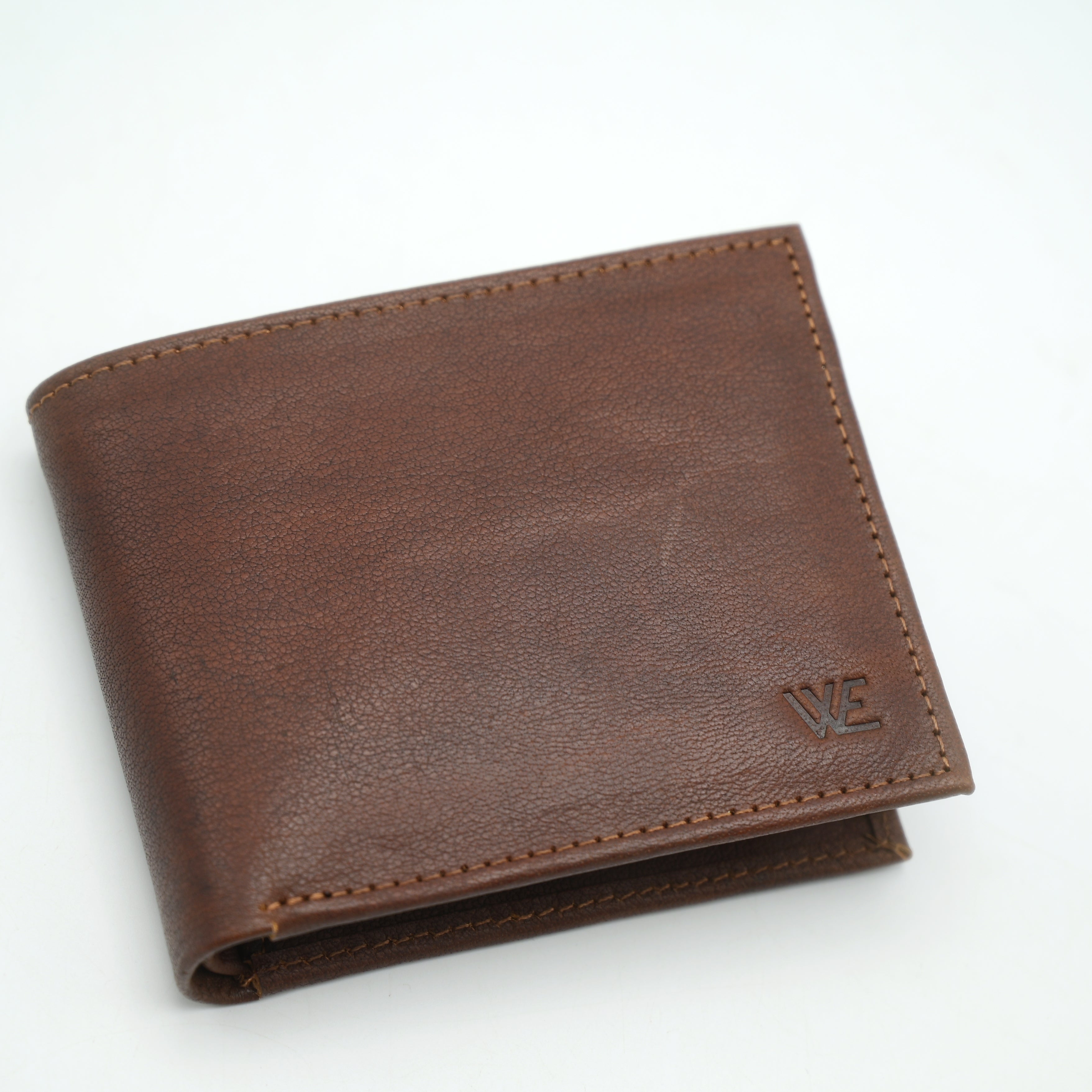 Leather Wallet With Card Holder RF03 (Brown)