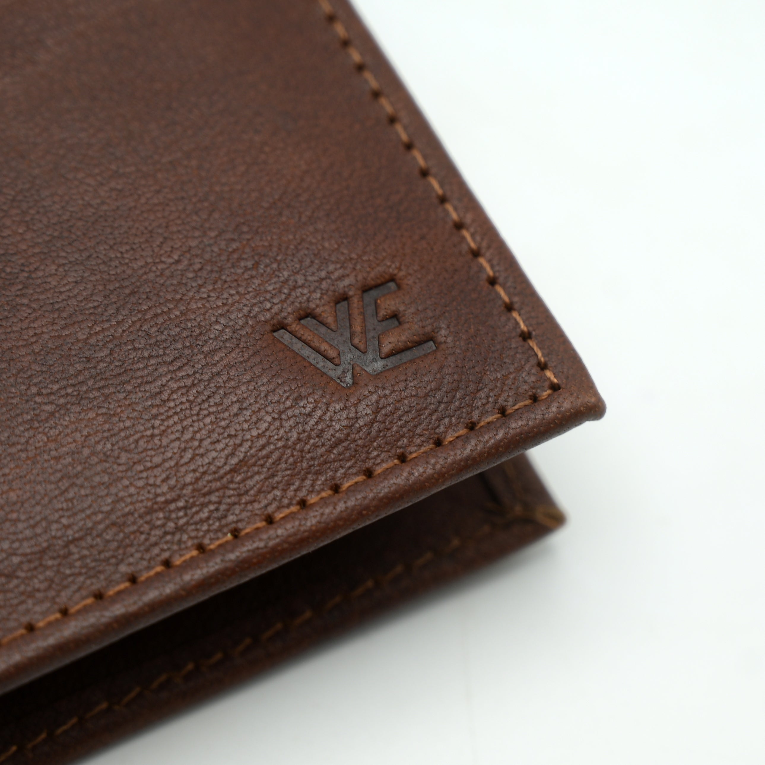 Leather Wallet With Card Holder RF03 (Brown)