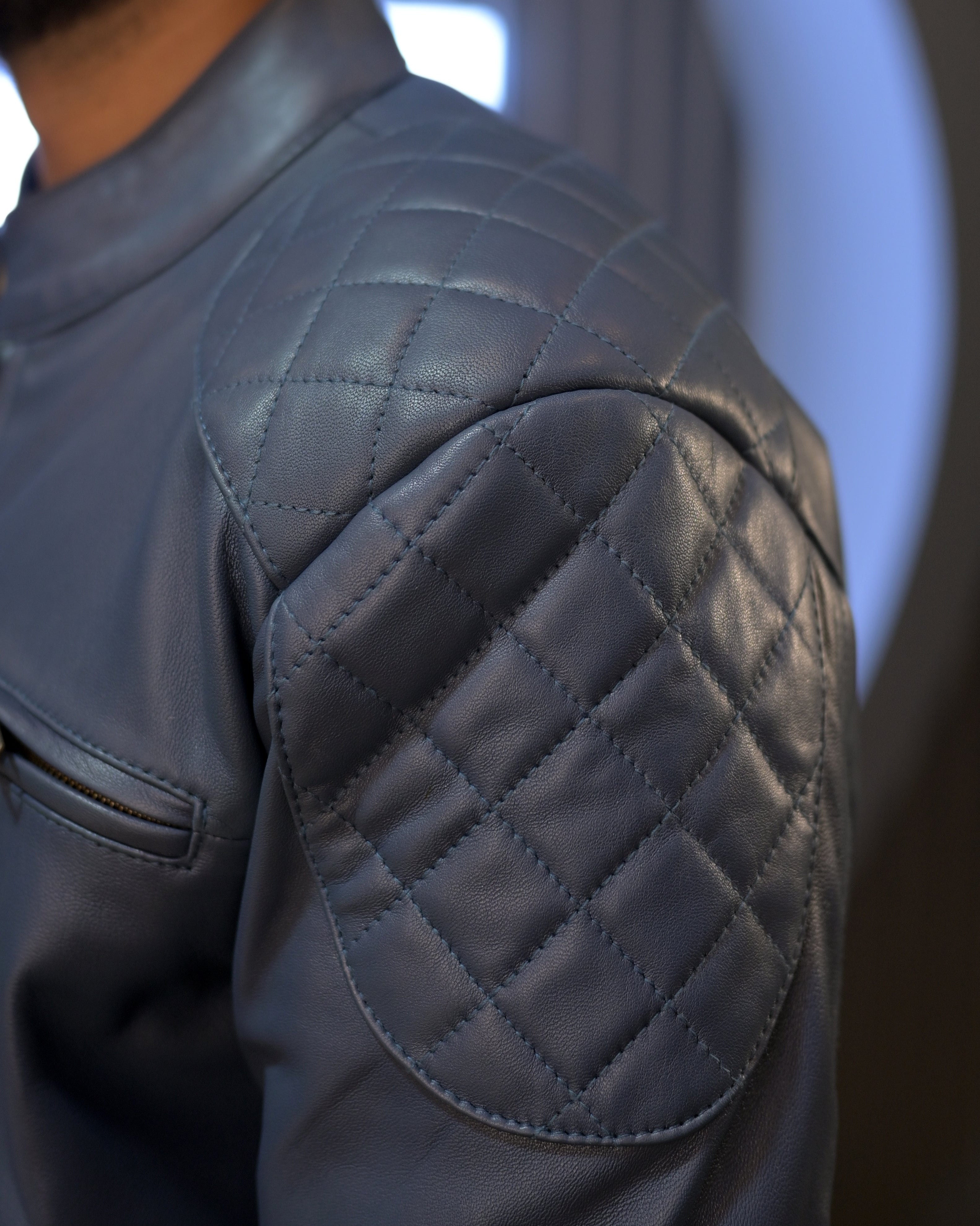 Light Blue Elegance Jacket Sf007
