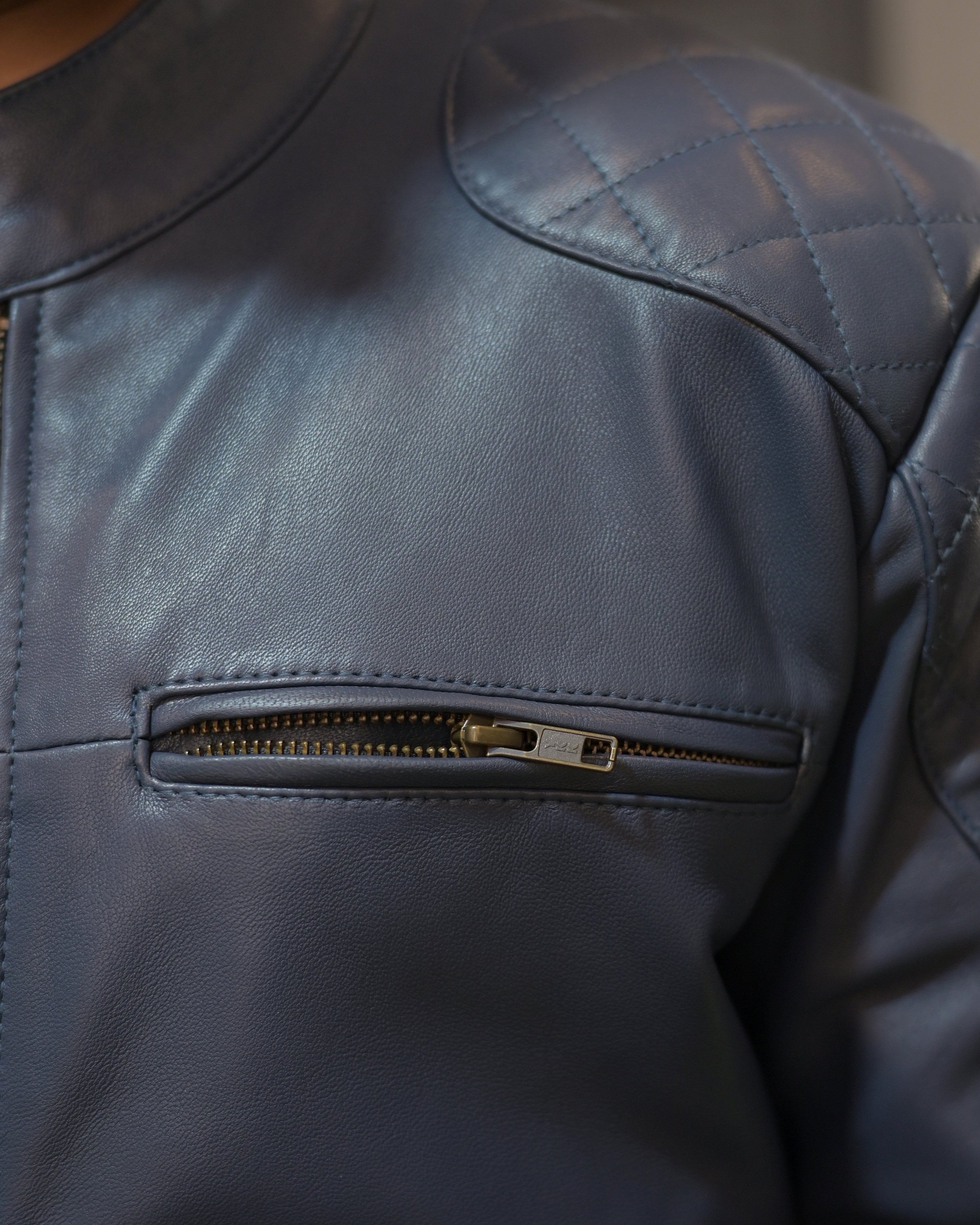 Light Blue Elegance Jacket Sf007