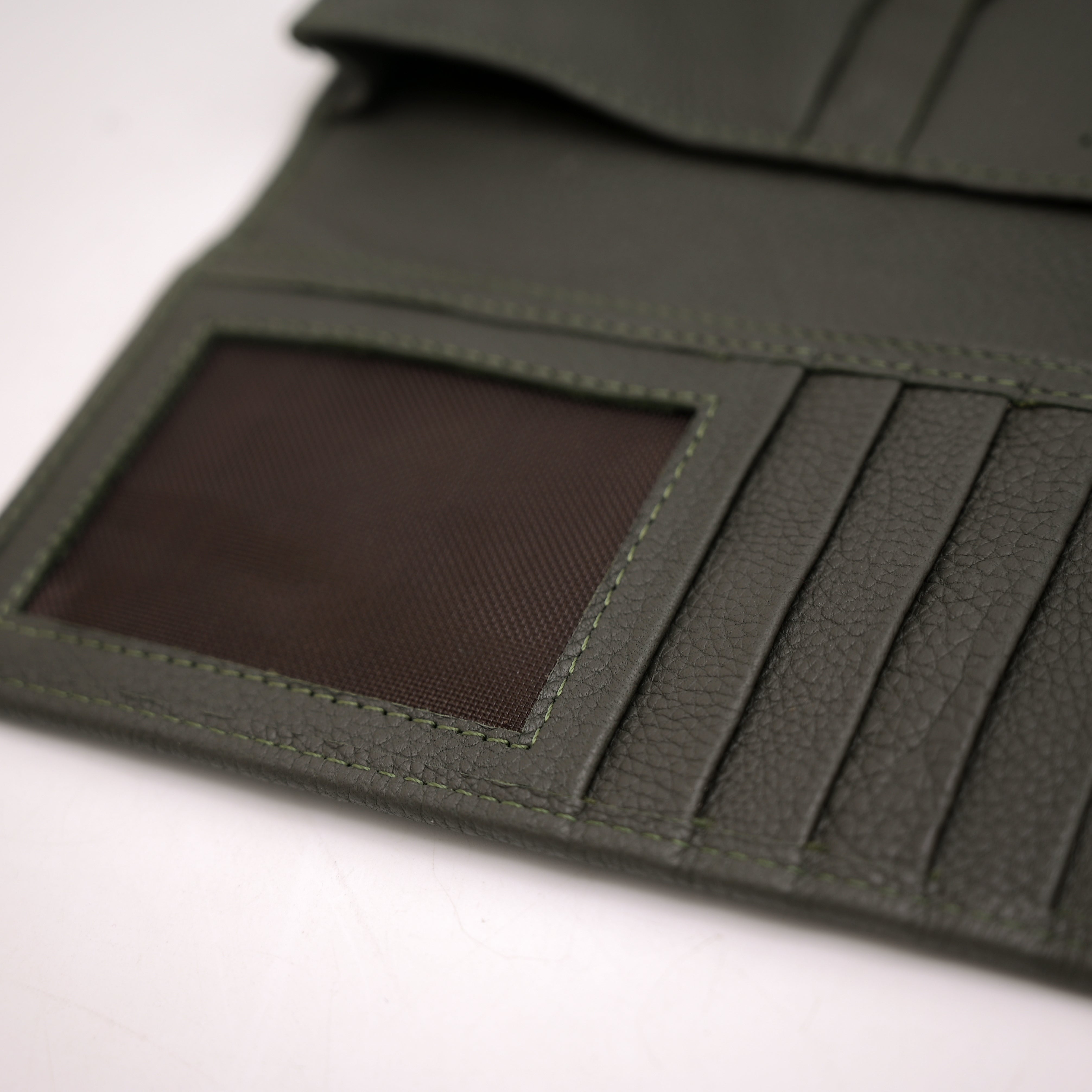 Long Wallet Mobile Phone Holder Green