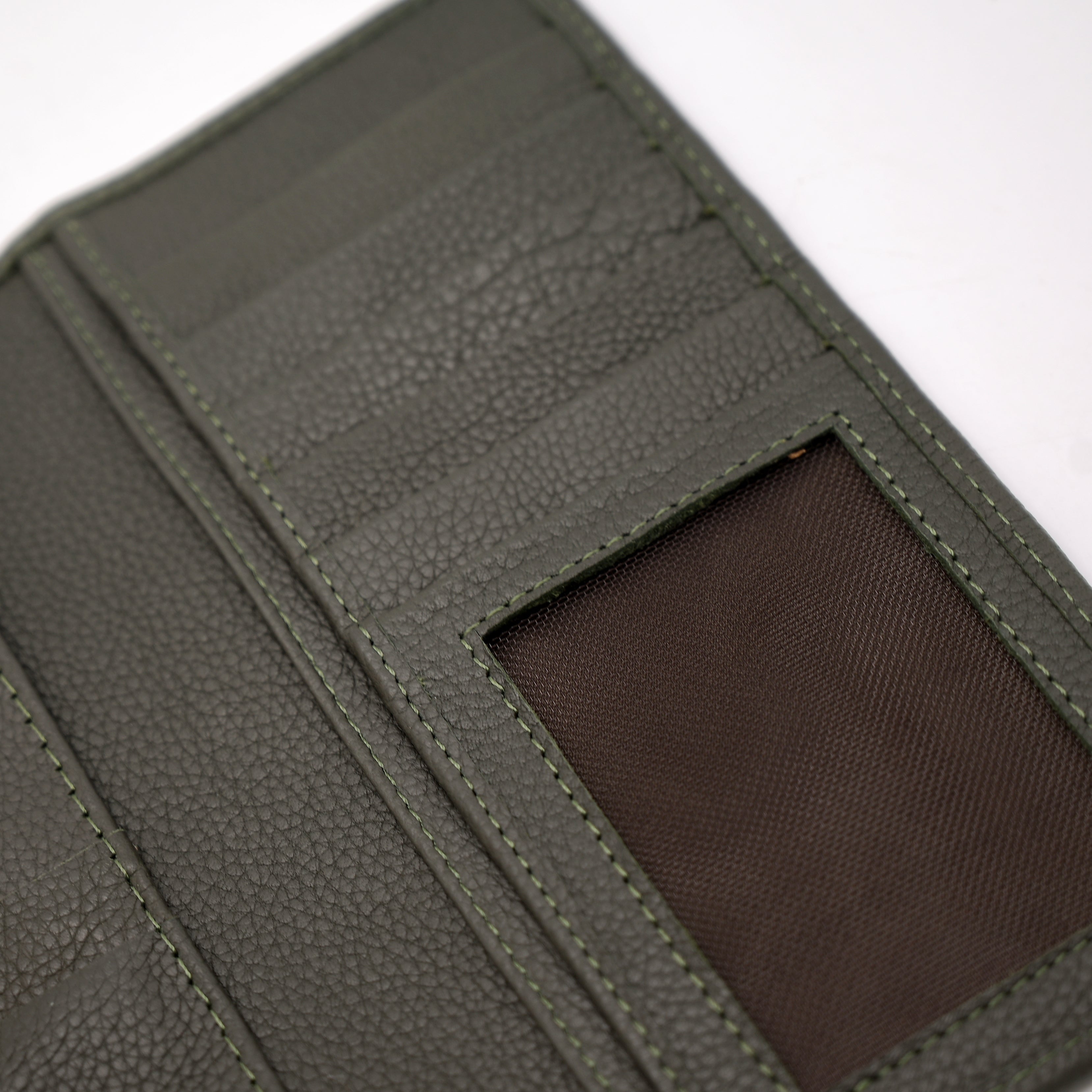 Long Wallet Mobile Phone Holder Green