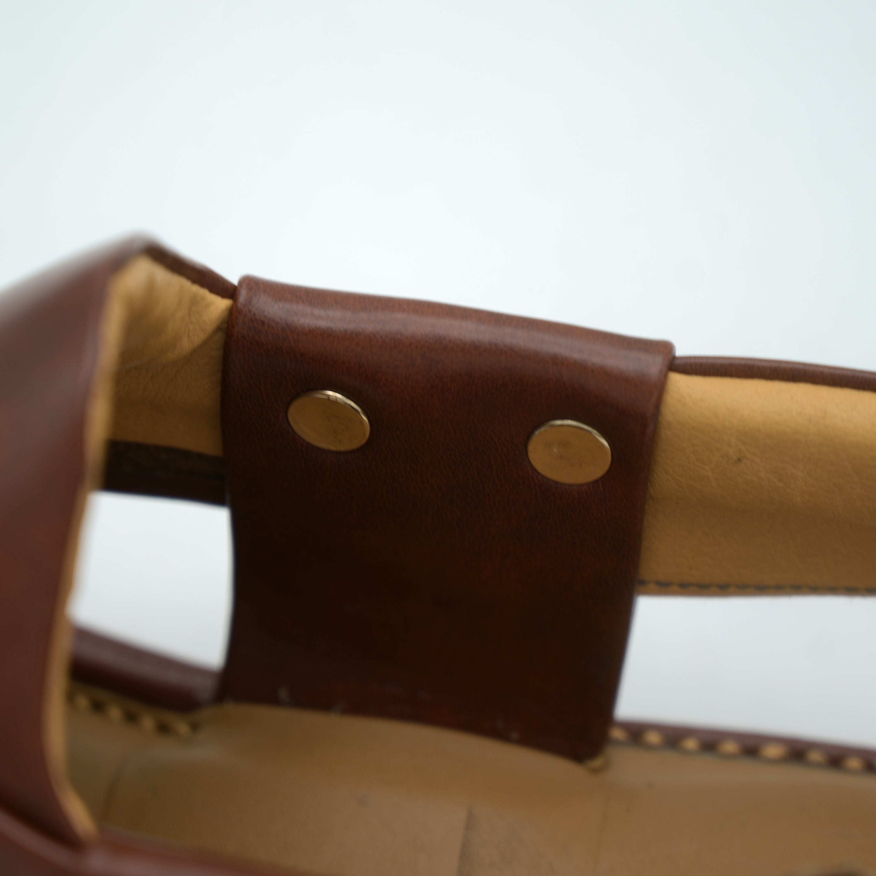 Medicated Leather Chappal MC01 Brown