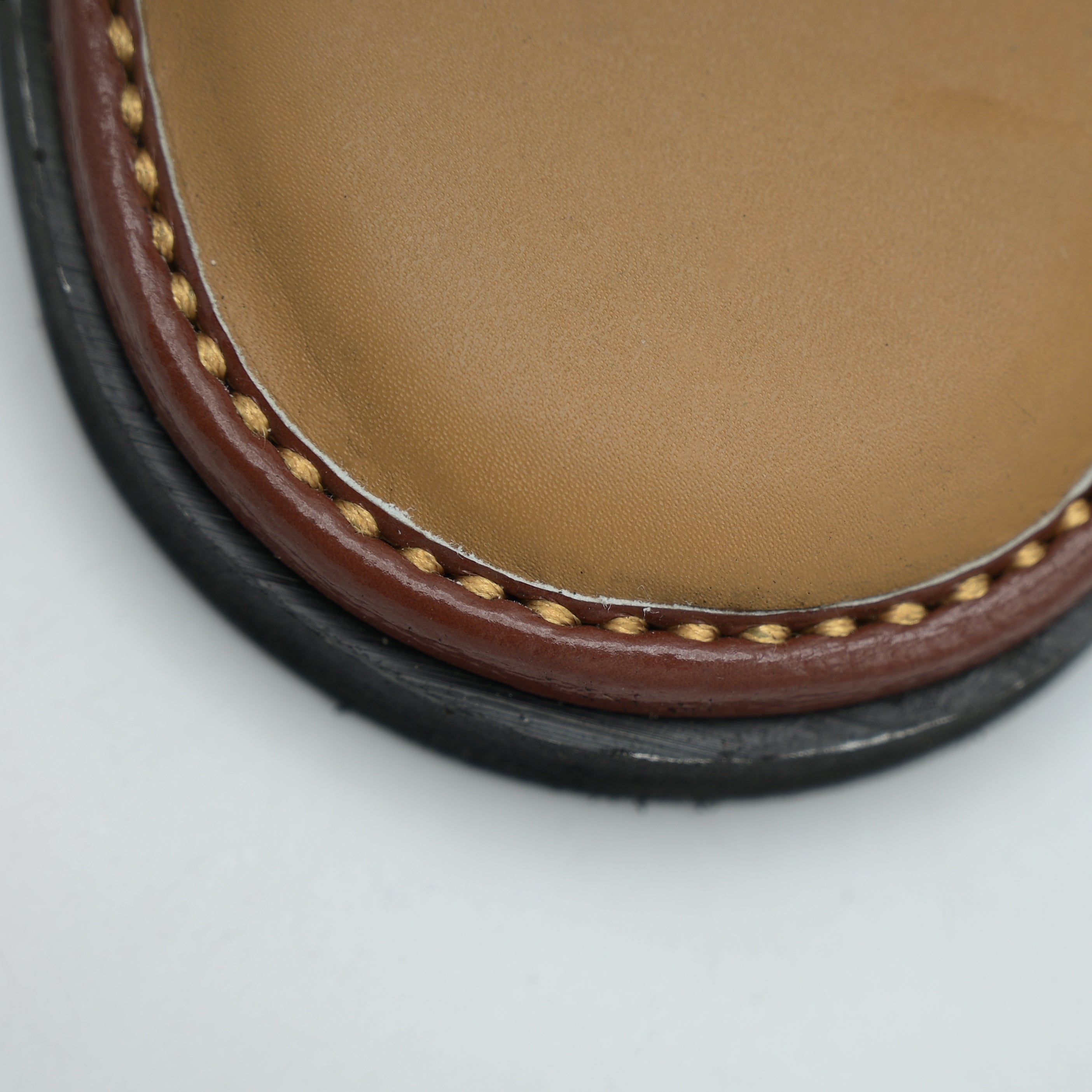 Medicated Leather Chappal MC01 Brown