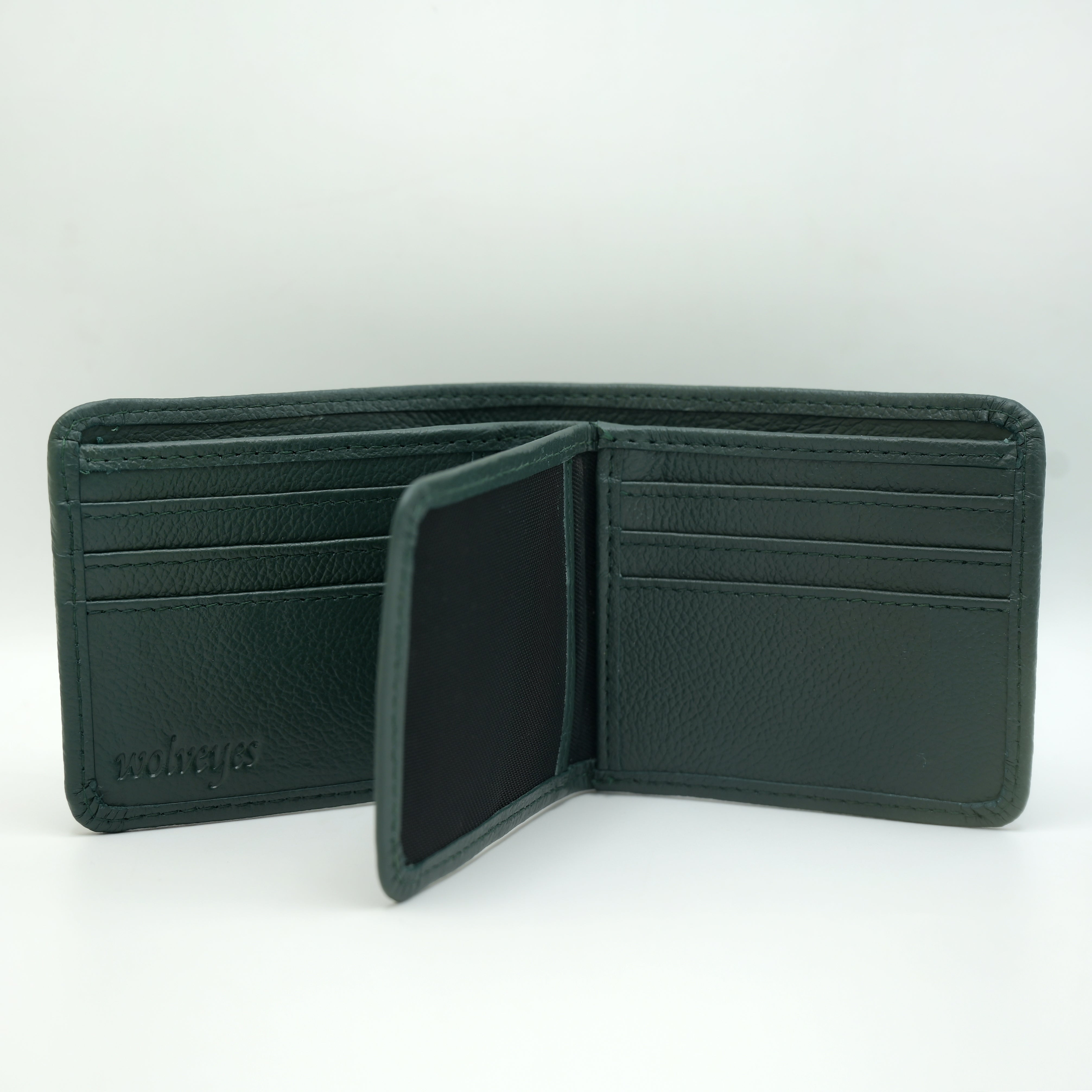 Mild Leather Pocket Wallet Green MLG01