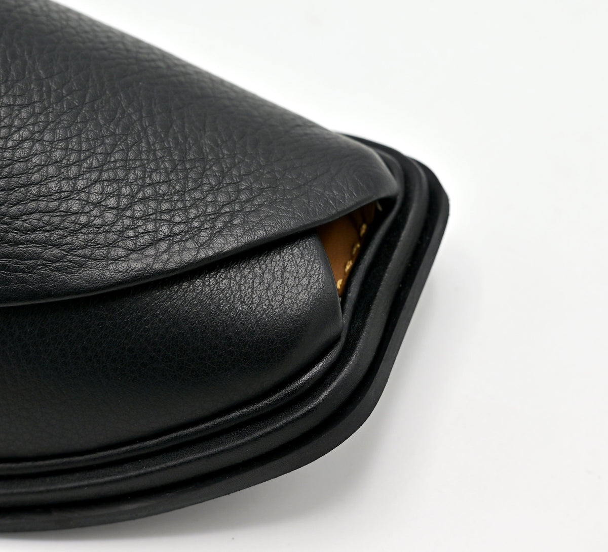 Mild Medicated Leather Chappal MMC01 Black