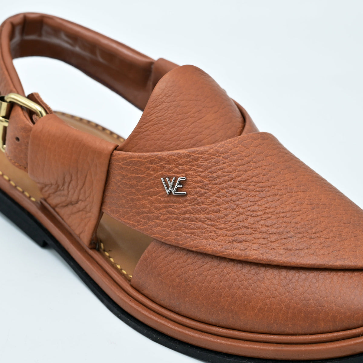 Mild Medicated Leather Chappal (MMC01 Mustard)