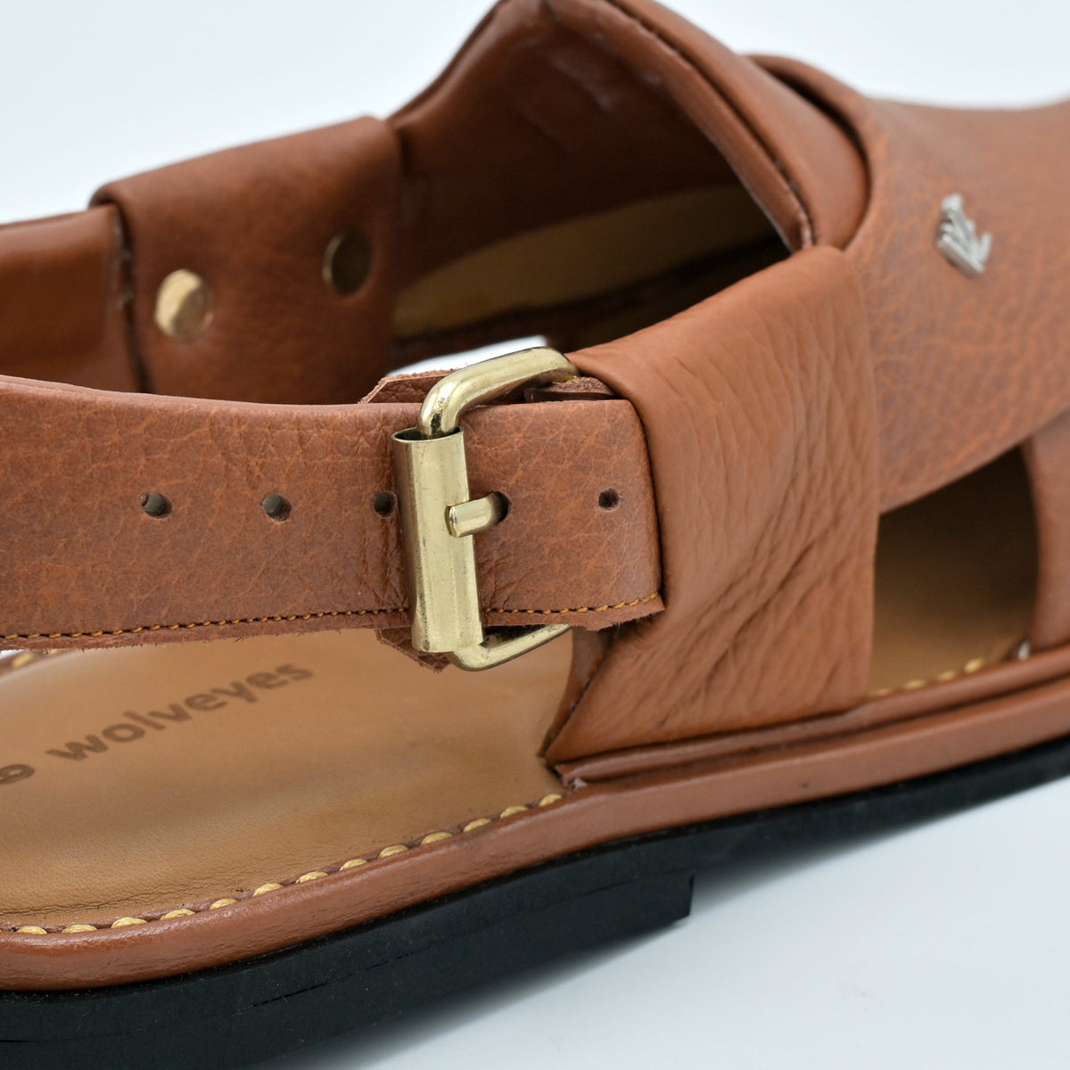 Mild Medicated Leather Chappal (MMC01 Mustard)