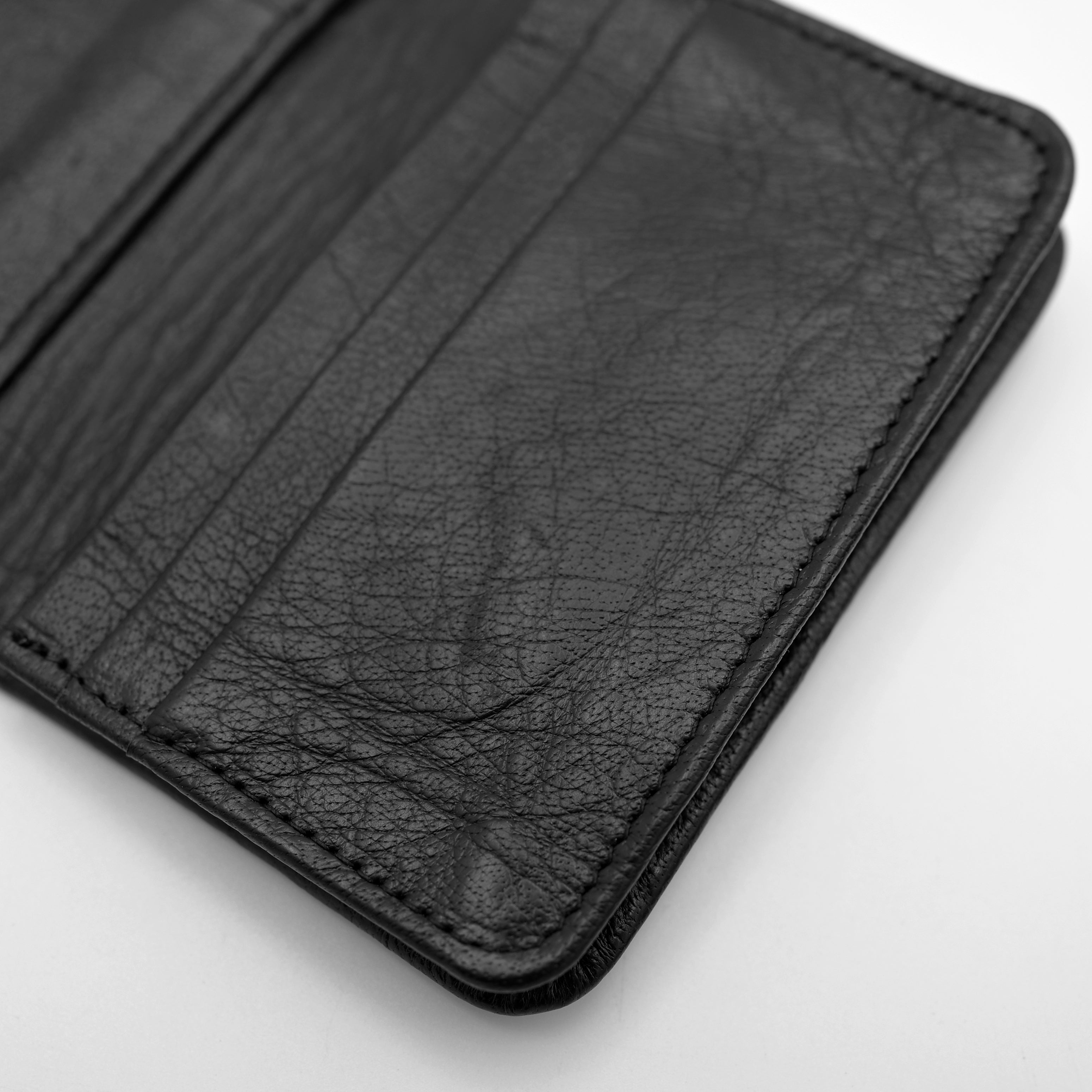 Natural Leather Card holder With Cash CHS01