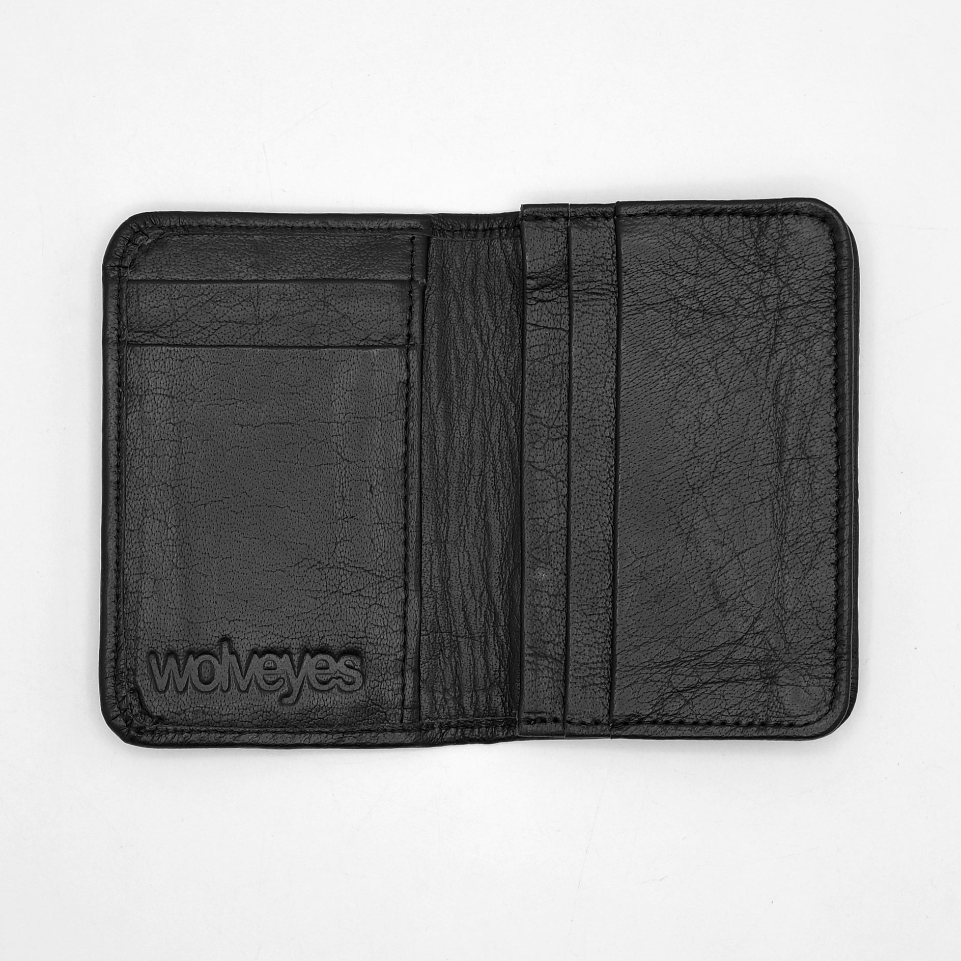 Natural Leather Card holder With Cash CHS01
