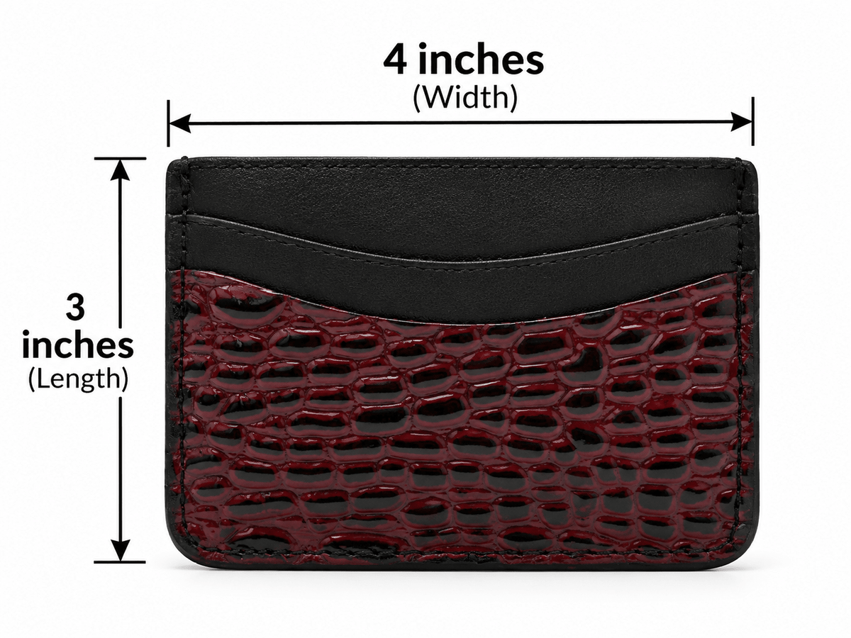 Pattent Leather Card Holder PCH01