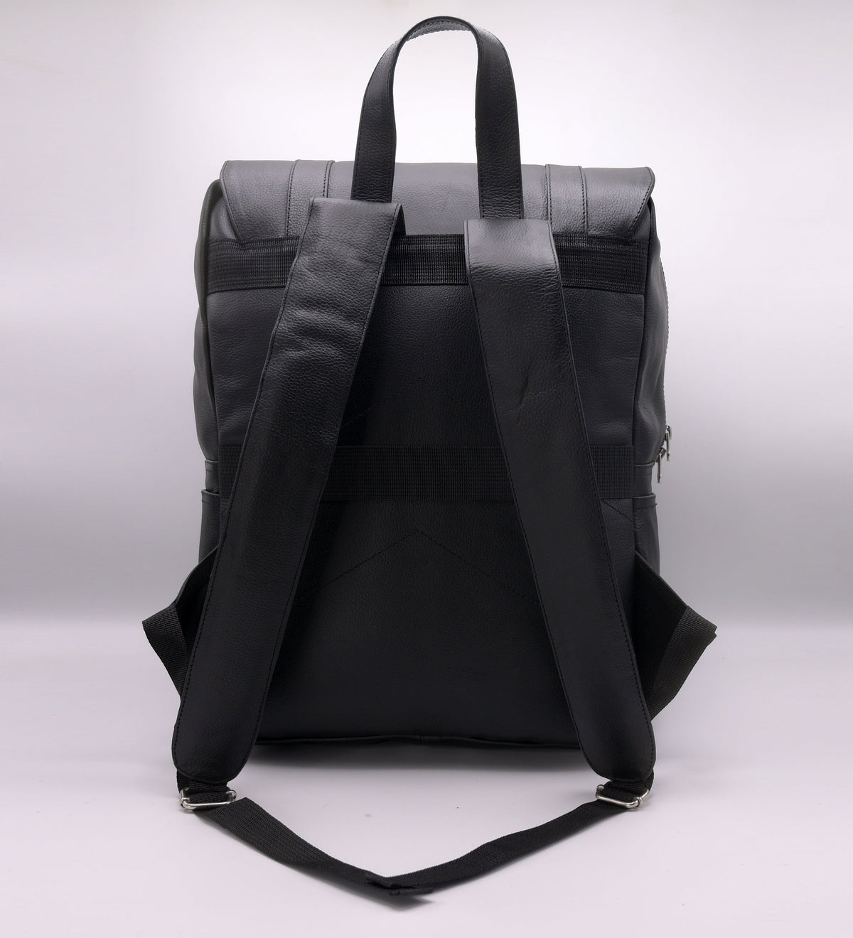 Premium Leather Backpack BP01 (Black)