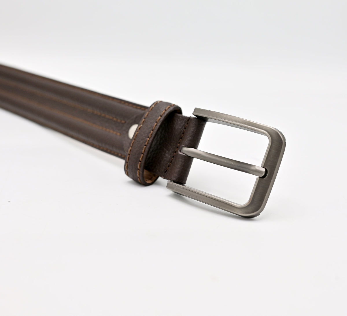 Prestige Leather Belt CLD02 (Dark Brown)
